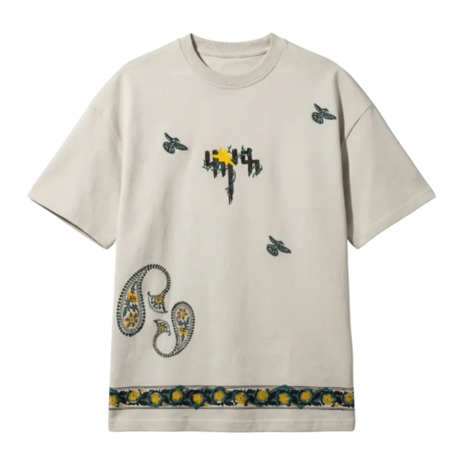 "Sage Green" Blockprint T-shirt - Image 2