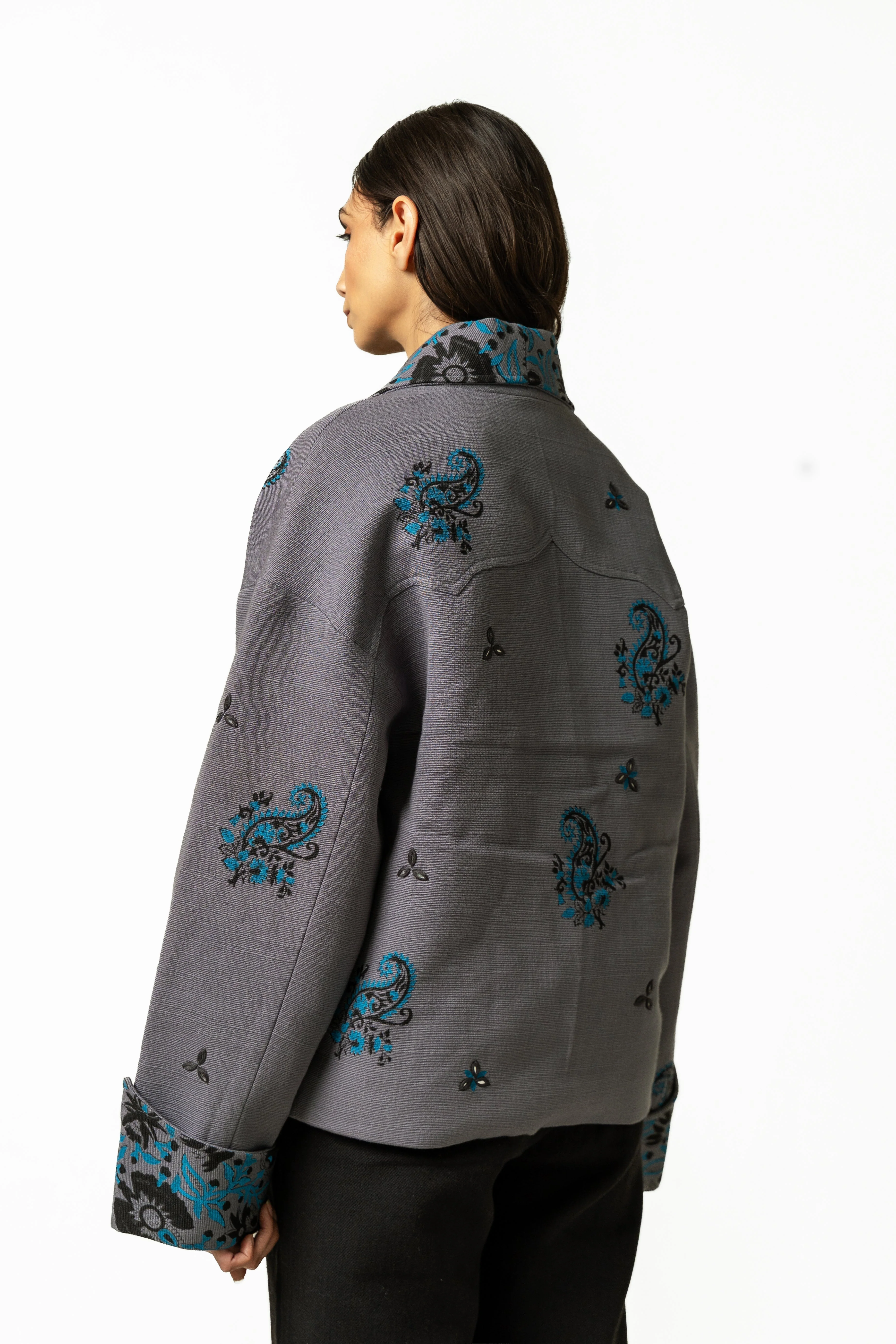 Sanganeri Handmade Kimono Jacket - Image 9