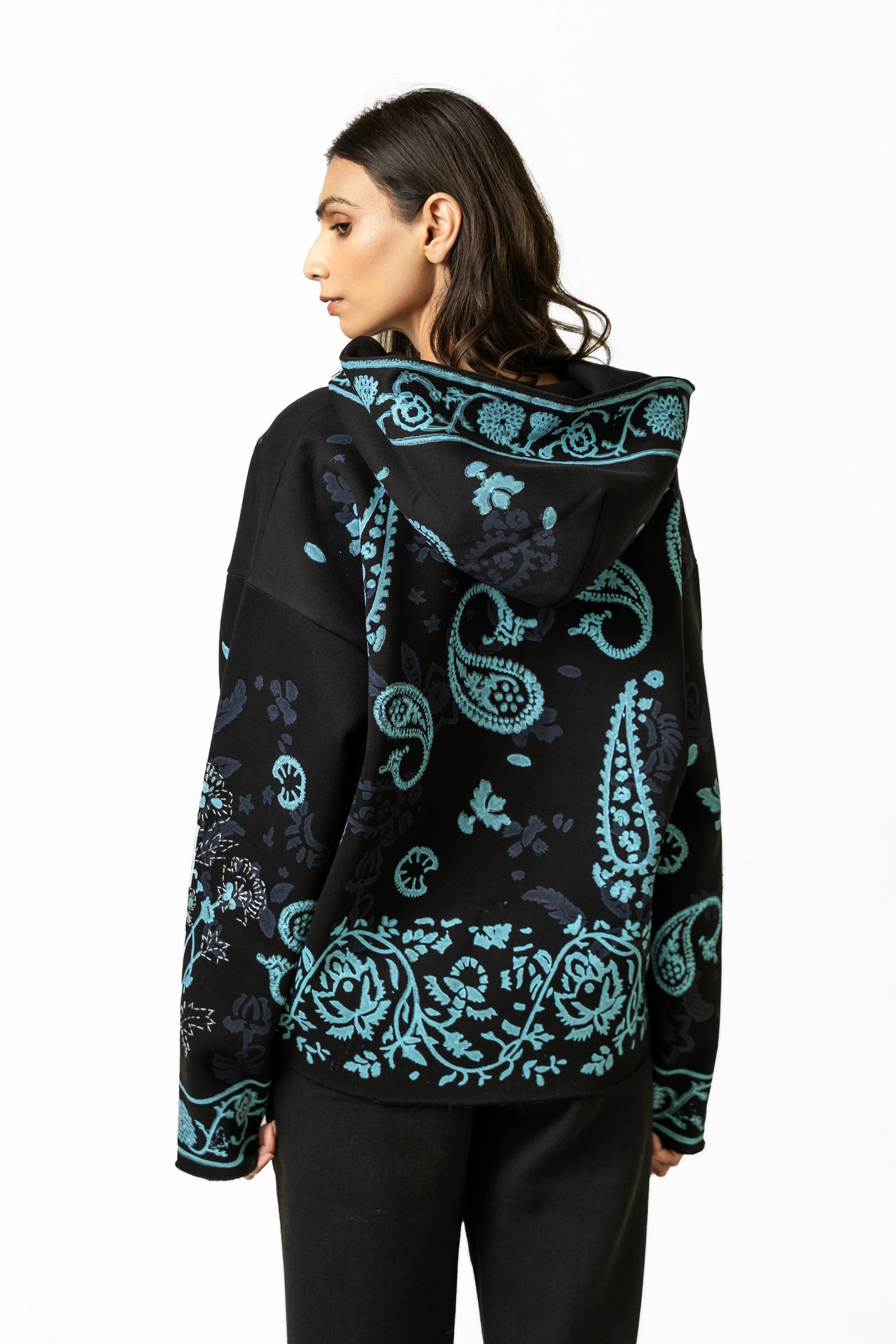 Sapphire Handmade Hoodie - Image 9