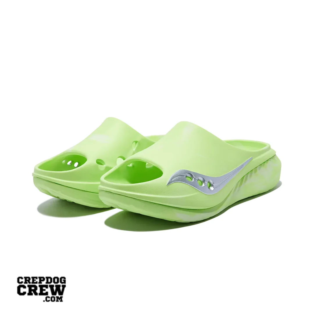 Saucony Cradle 3 SLIDE Fluorescent Green - Image 2