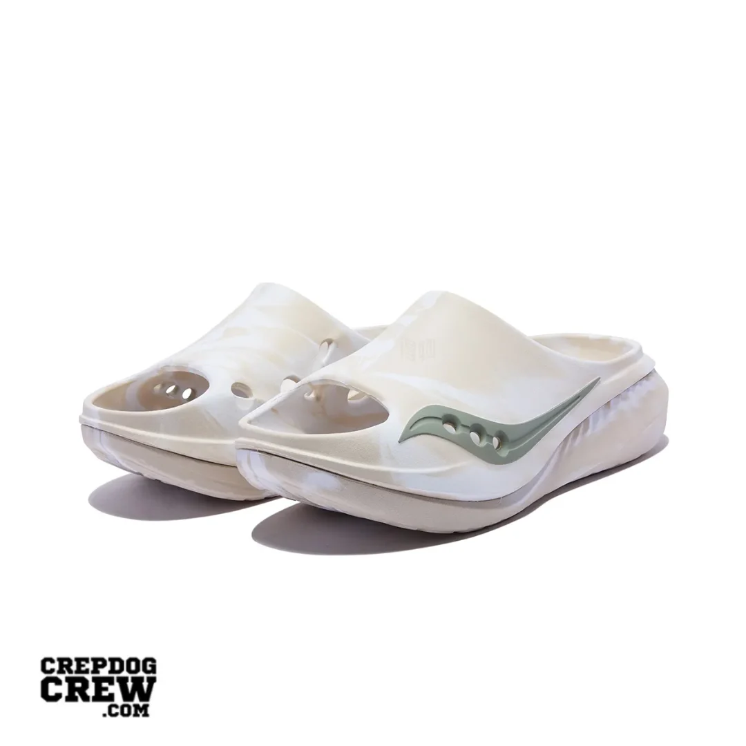 Saucony Cradle 3 SLIDE WHITE BEIGE - Image 2