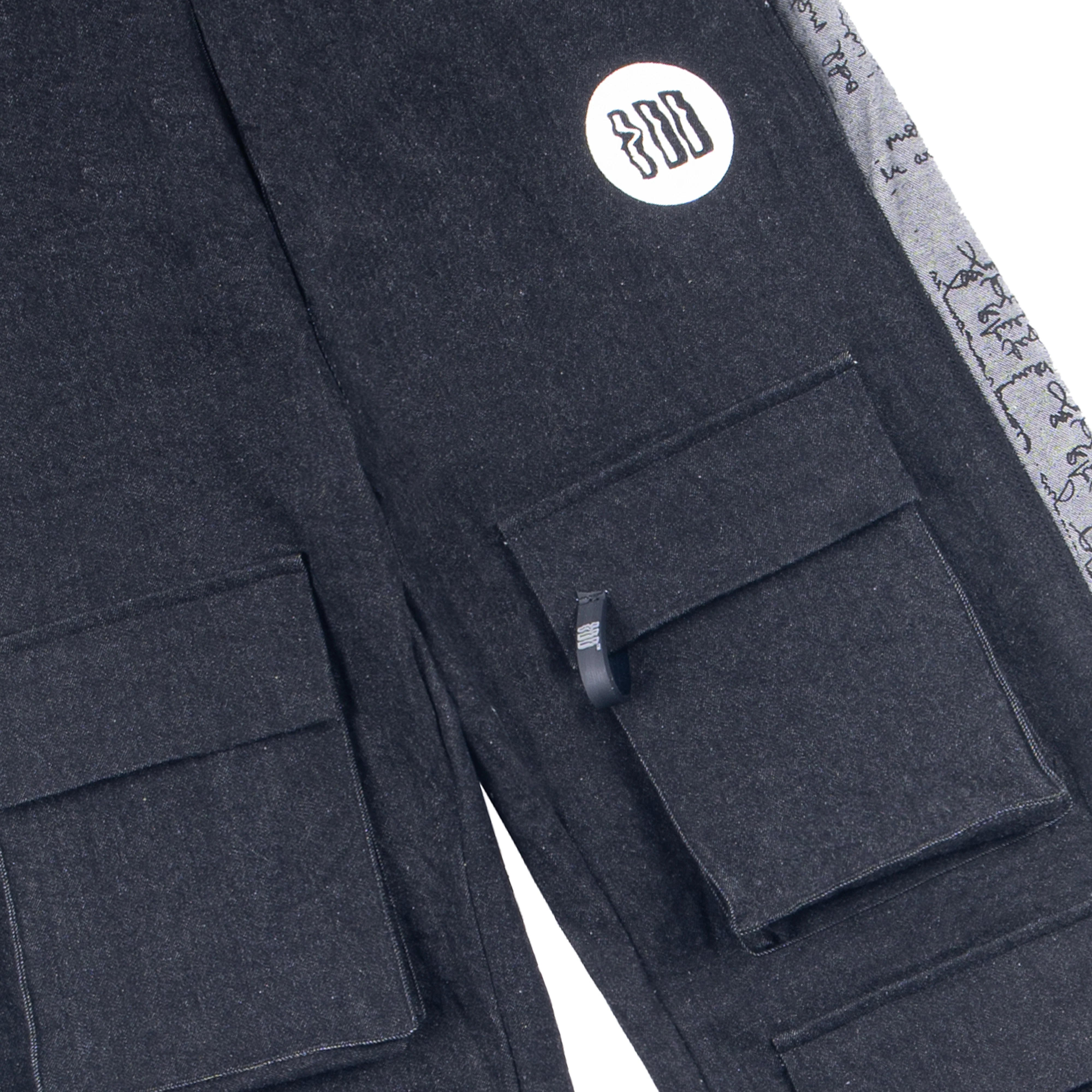 SCRIBBLED PANEL PANTS - Image 3