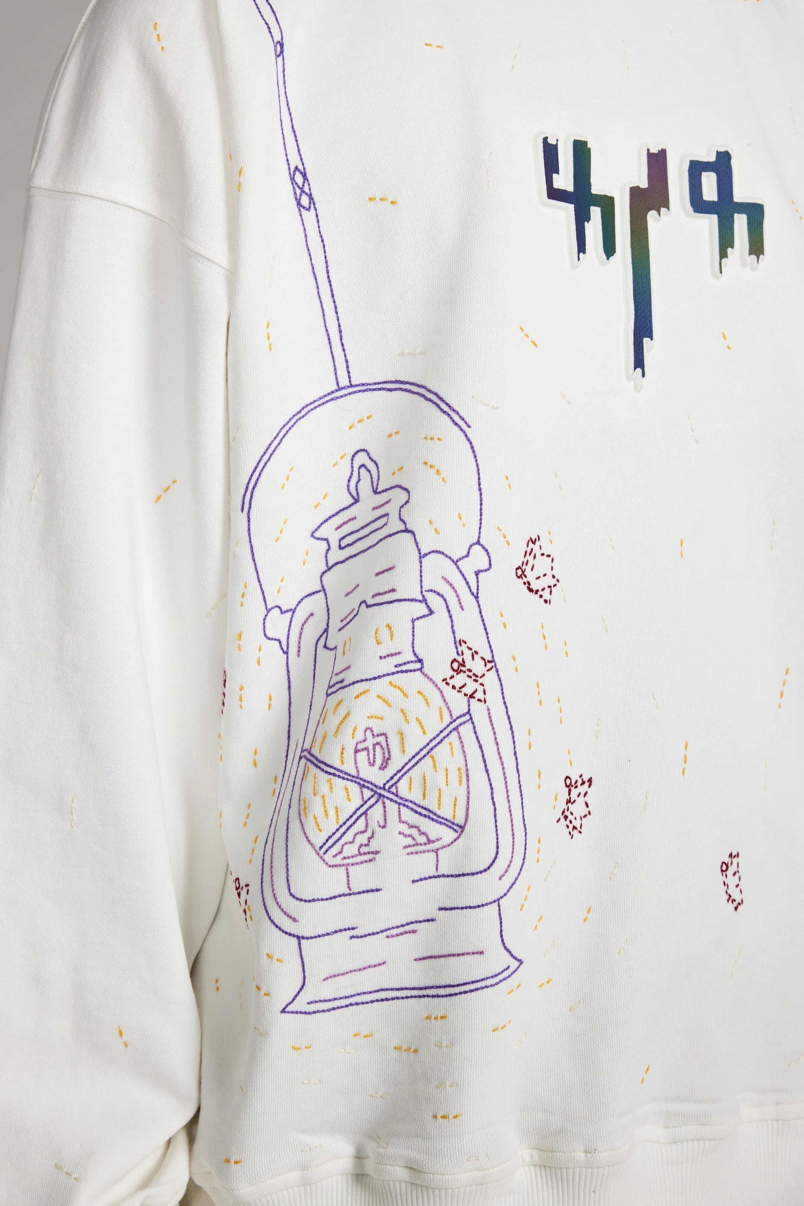 “Shama- Parvana” Embroidered Sweatshirt - Image 3