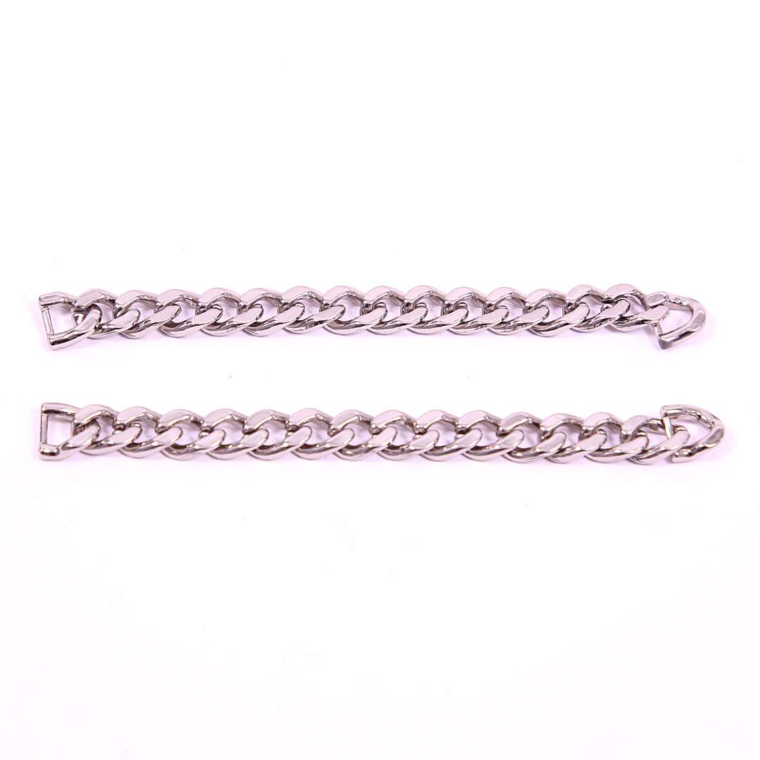 Silver Cuban Link Shoe Chains | Premium Sneaker Accessories – KNOTTY - Image 5