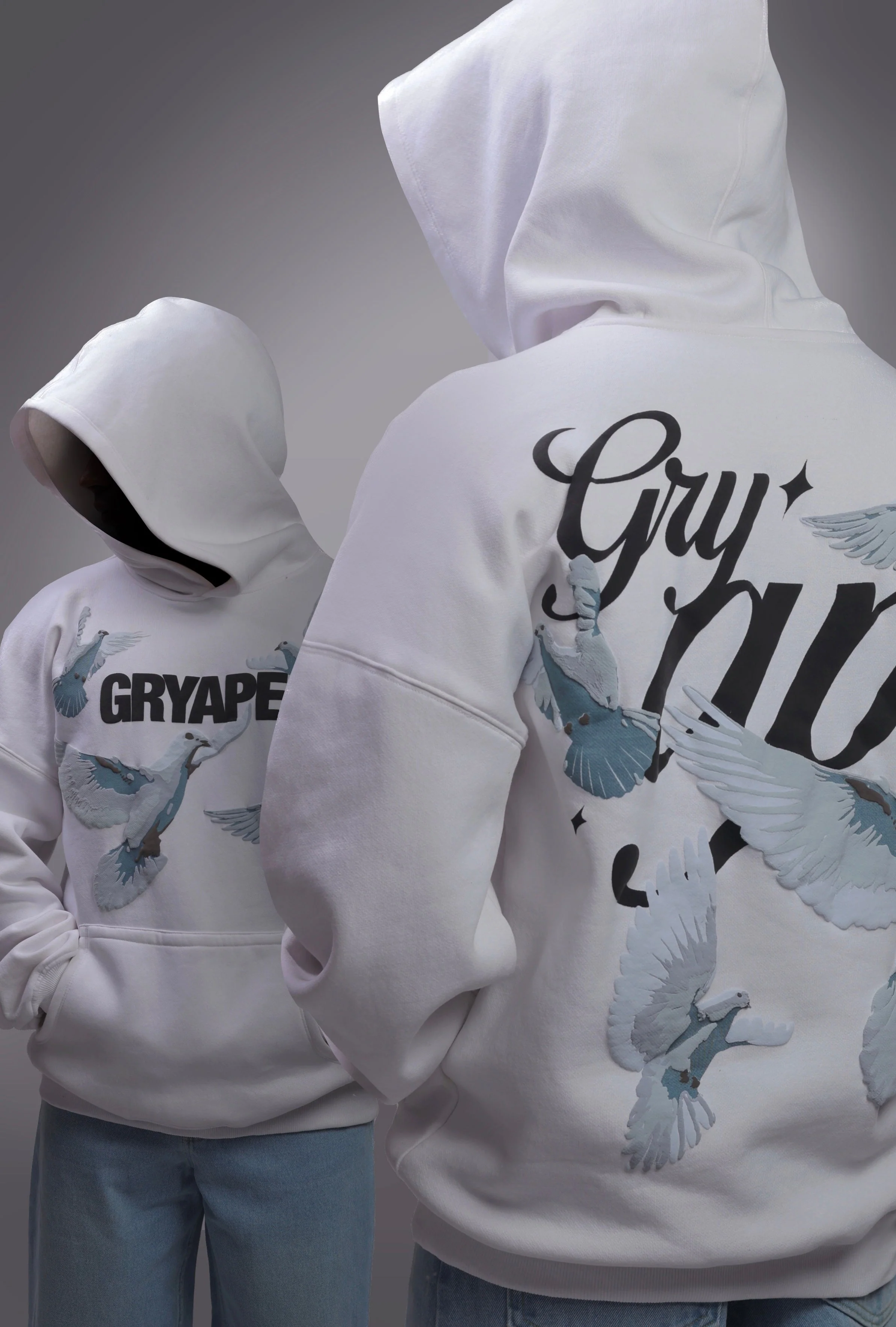 SILVER WINGS HOODIE - Image 3