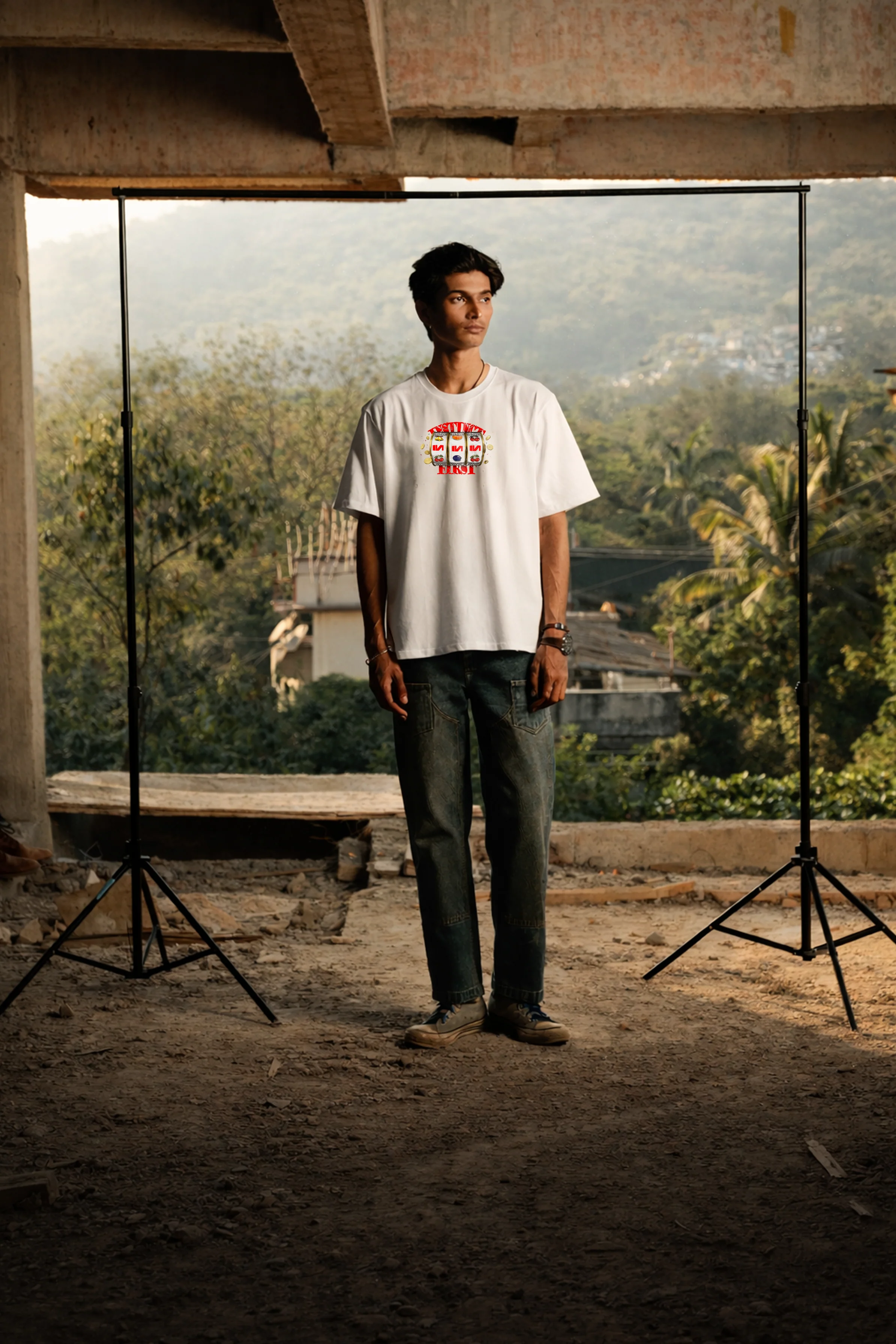 Slot Machine - Relaxed Fit Tshirt (White) - Image 2