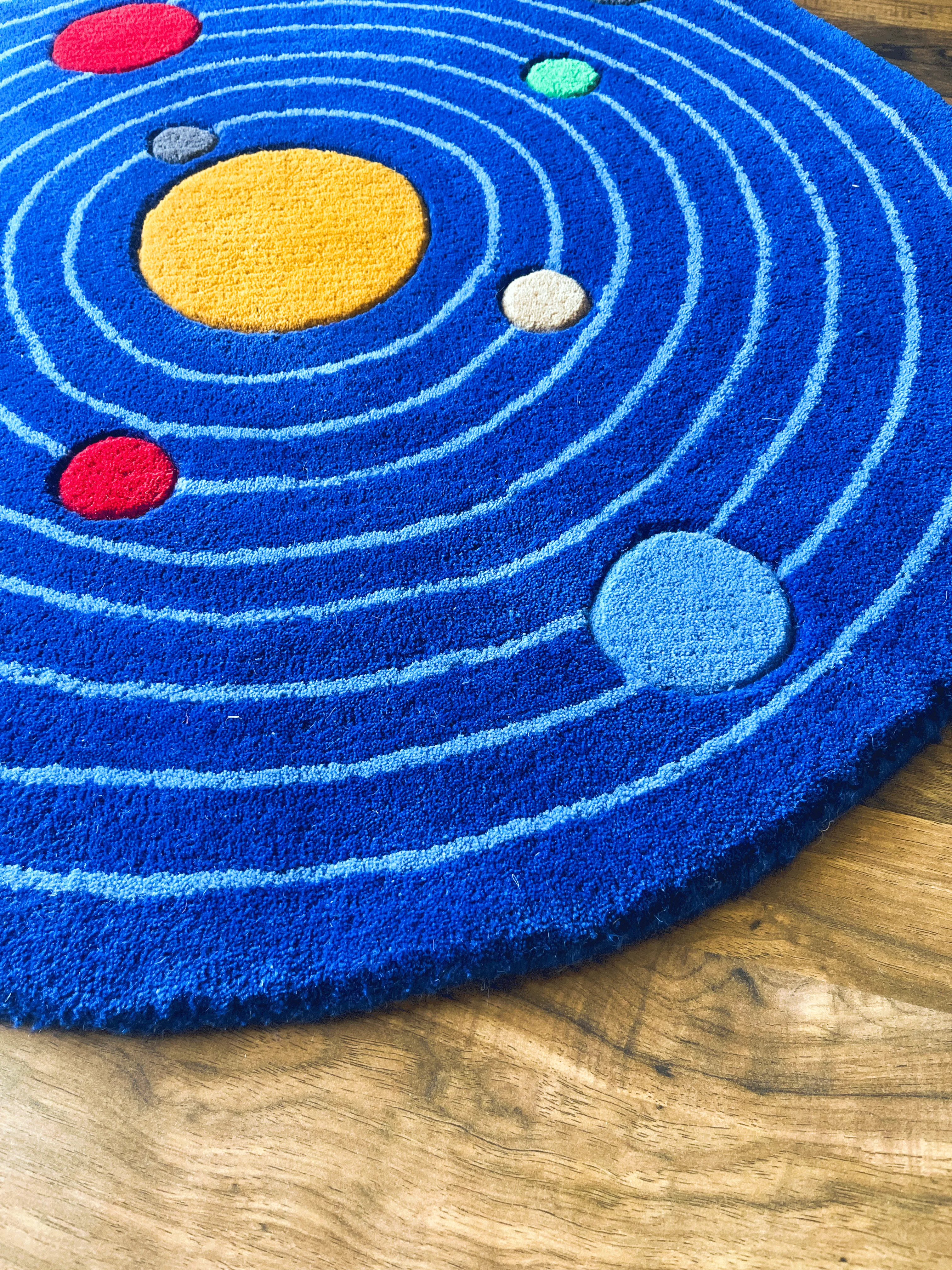 Solar System Hand Tufted Custom Rug by The Drip Co. - Image 3