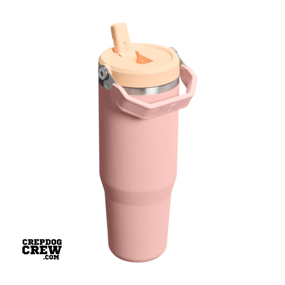 STANLEY Tumbler Mug IceFlow Flip Straw Peach Rose 30 Oz - Image 2