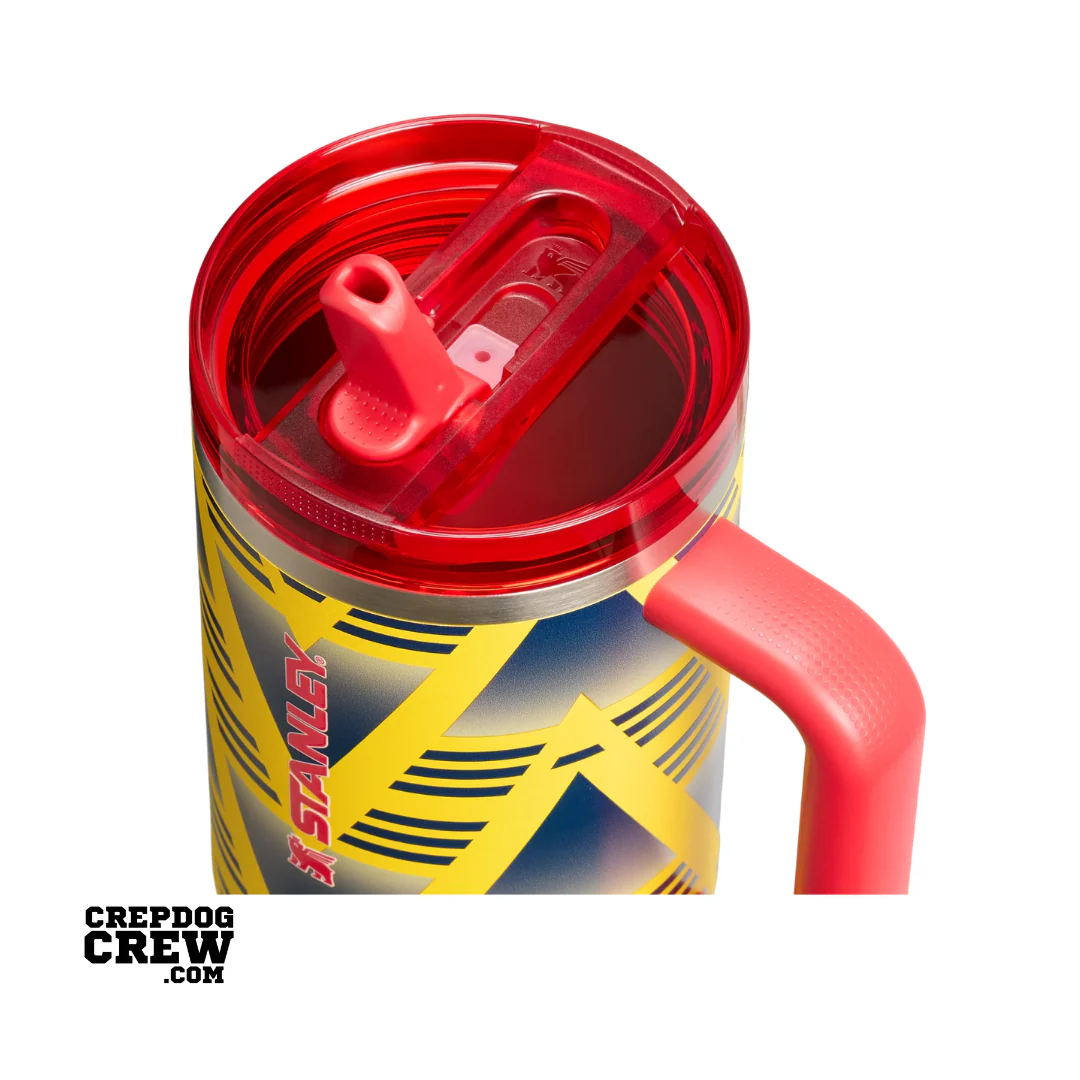 STANLEY x Arsenal TUMBLER Mug 1913 ProTour Flip Straw Arsenal Bruised Banana 40 oz (Limited Edition) - Image 3