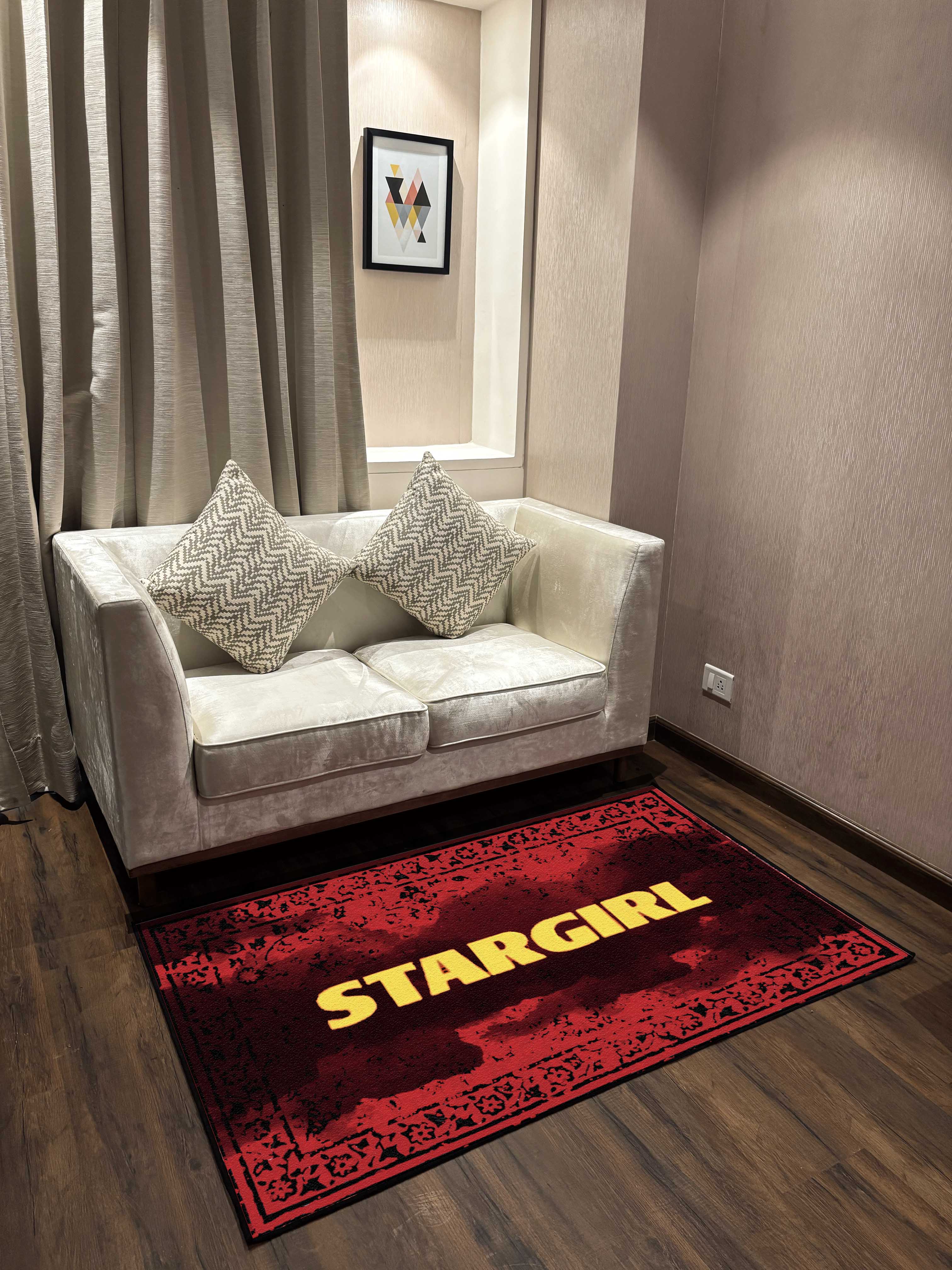 Stargirl traditional design Washable Custom Rug - Image 3
