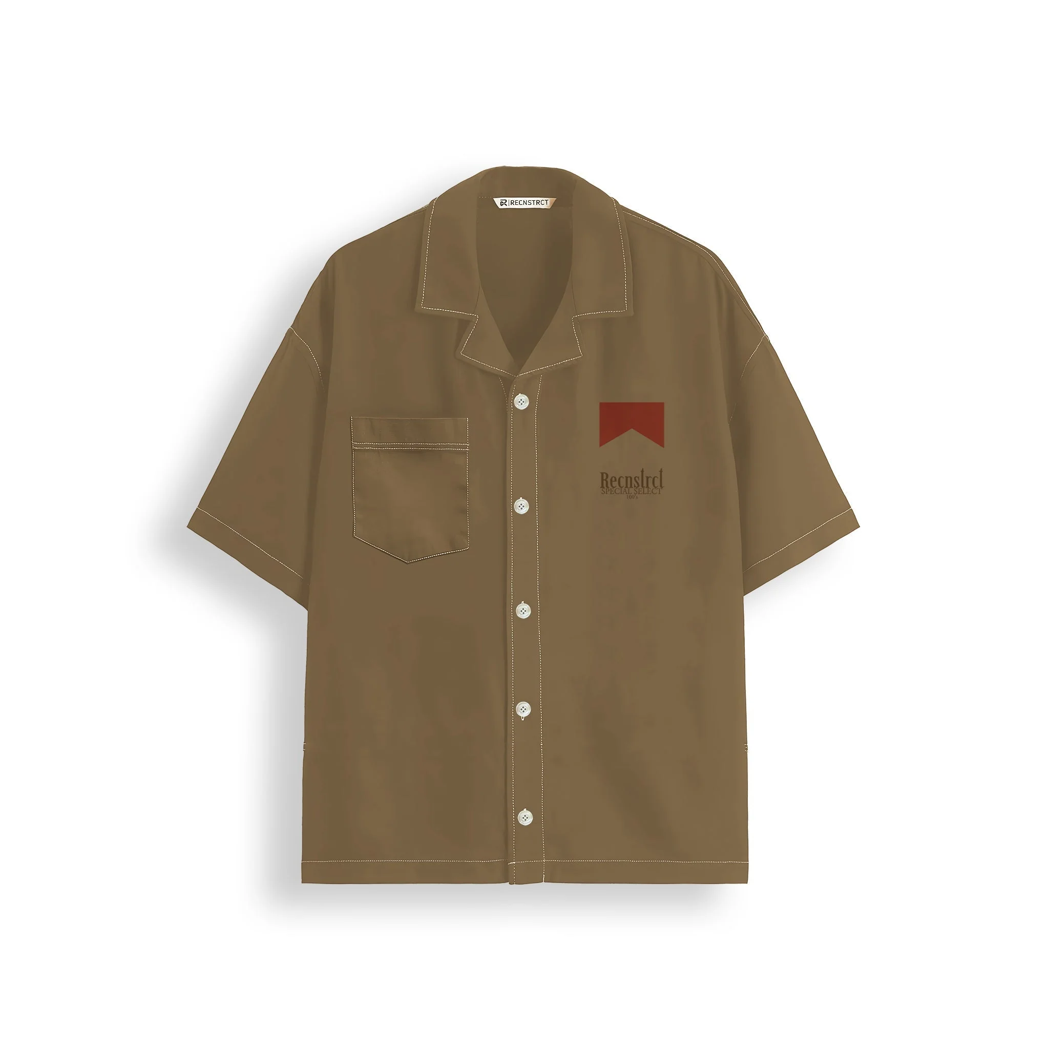 Stay Wild shirt - Mocha brown - Image 2