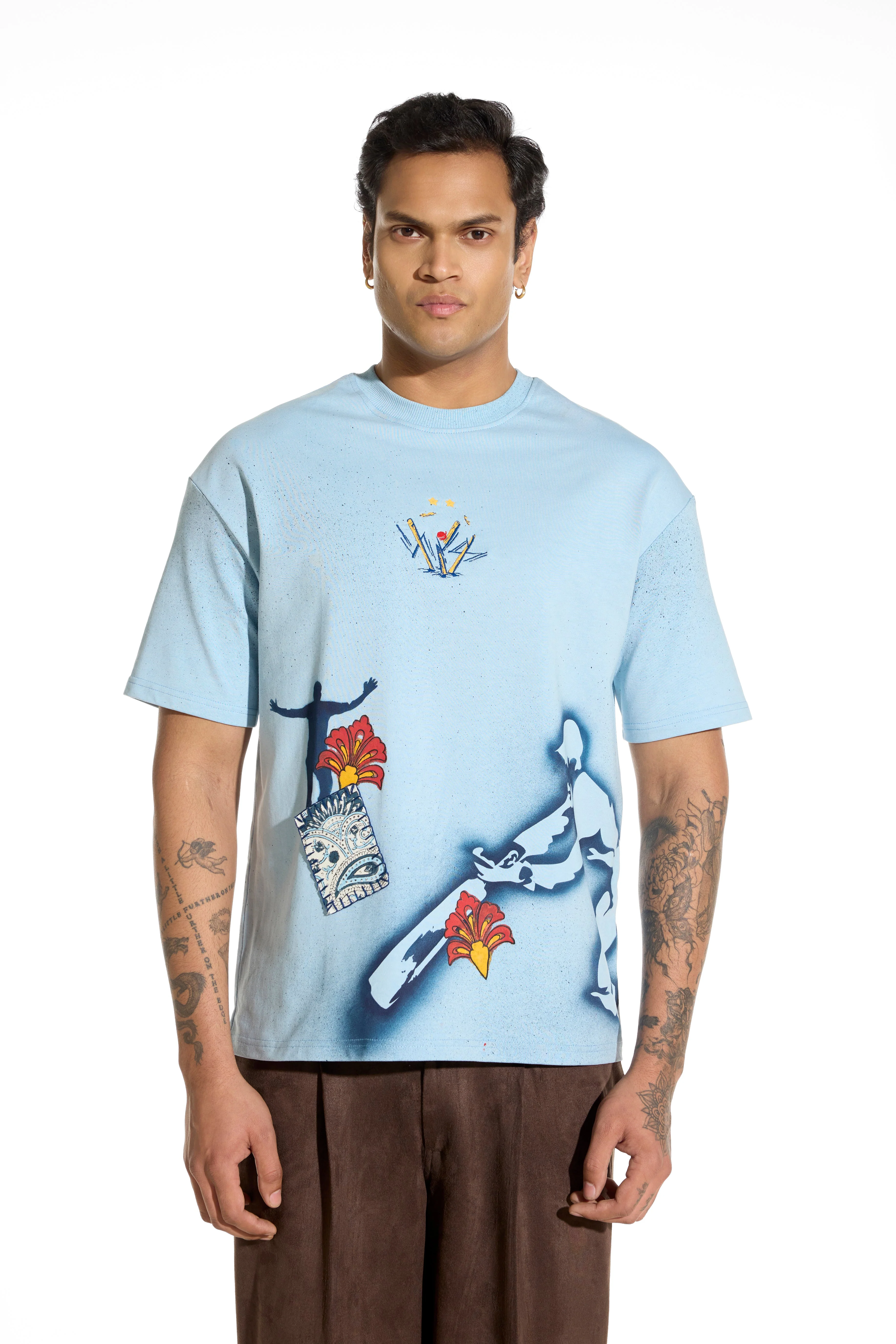 Stone wash Spray T-shirt - Image 2