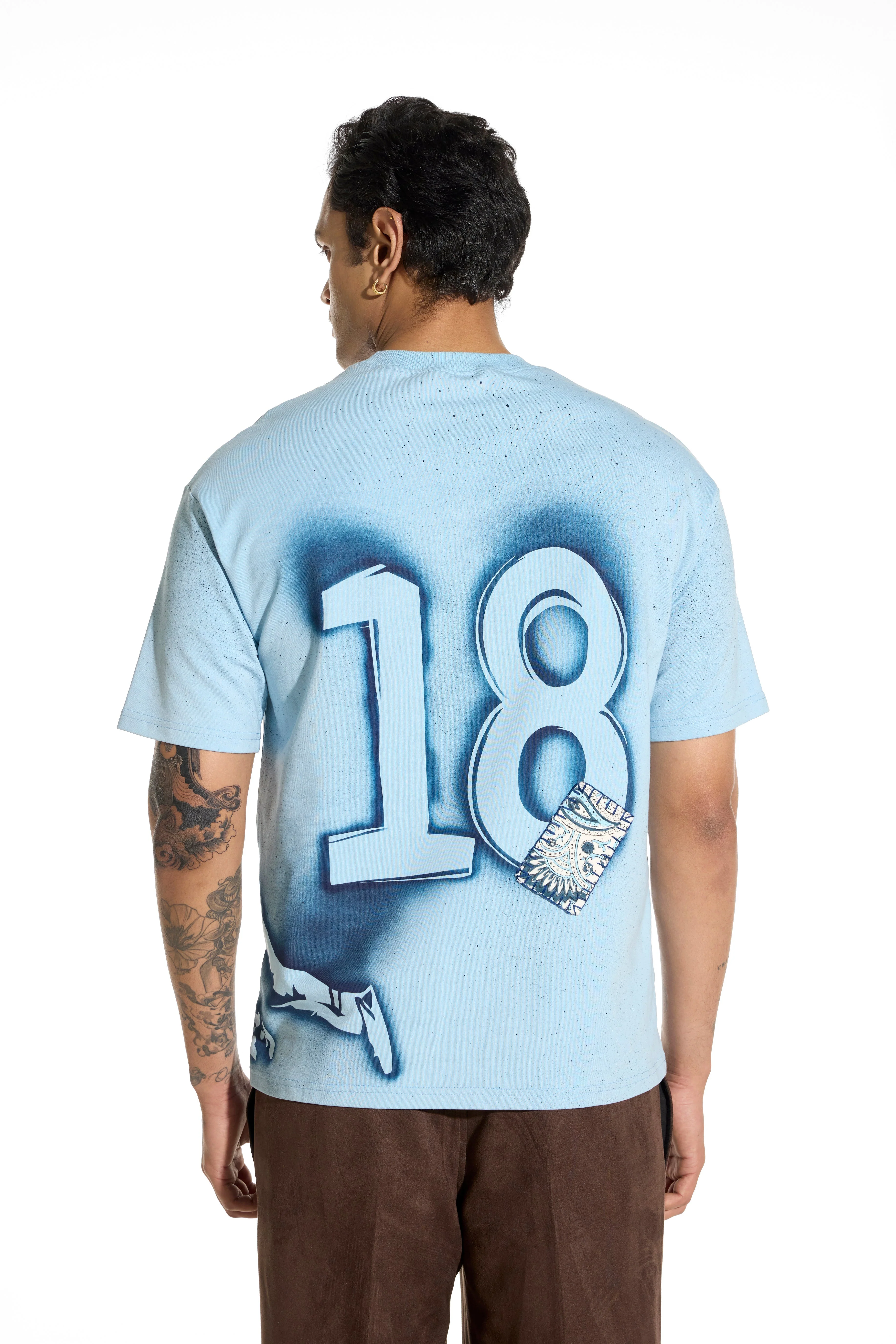 Stone wash Spray T-shirt - Image 3