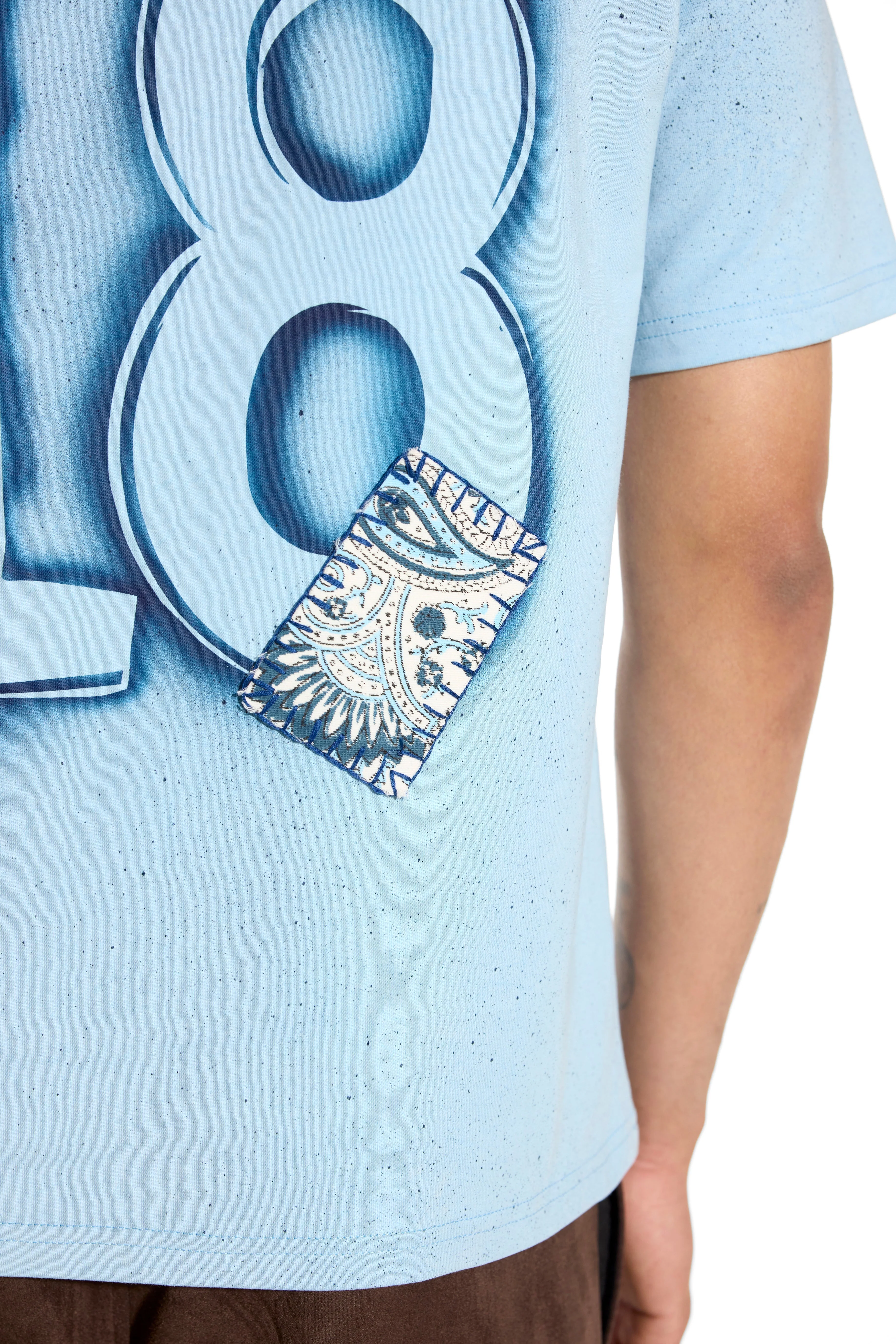 Stone wash Spray T-shirt - Image 6