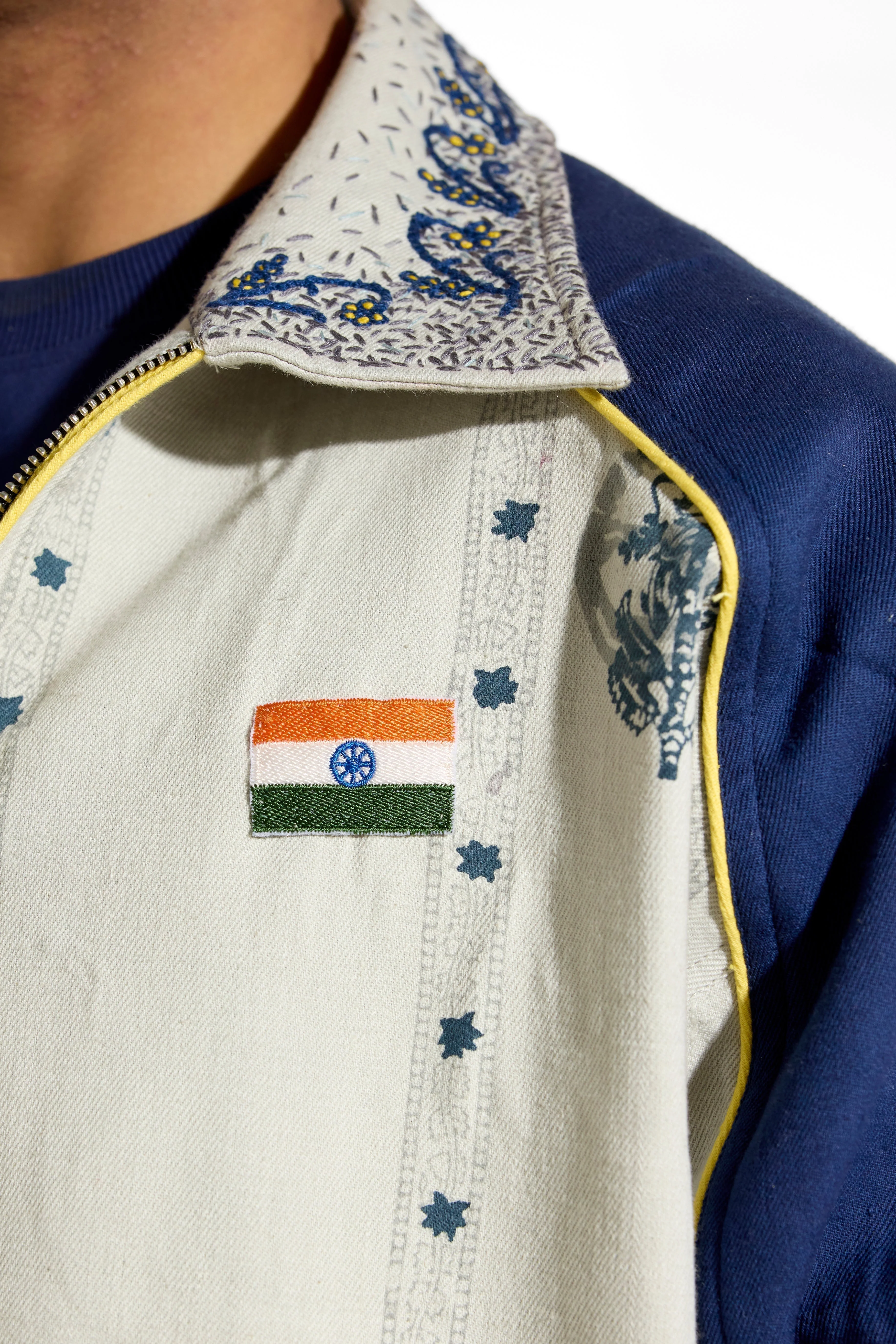 Striped Indigo Glory Jacket - Image 3