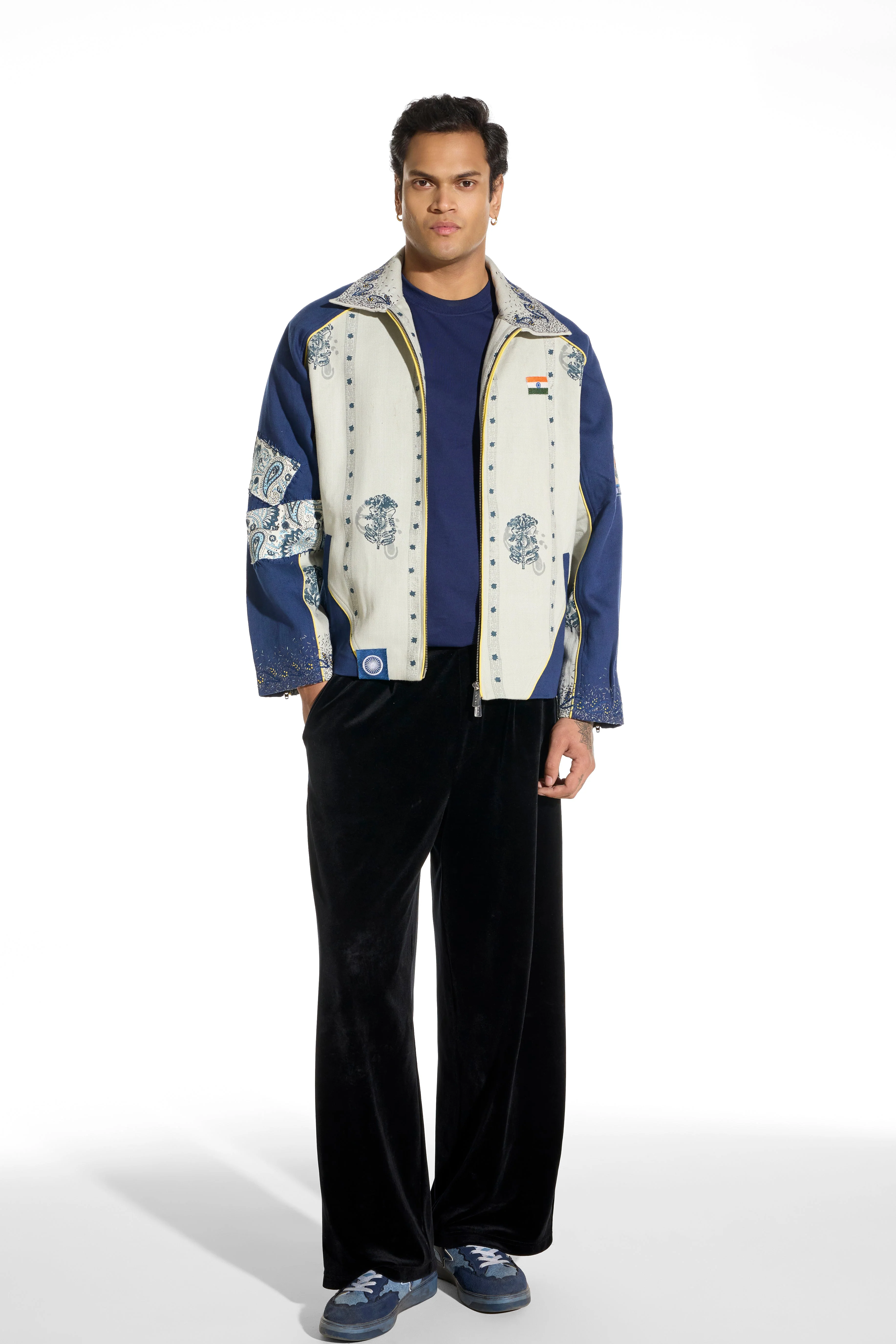 Striped Indigo Glory Jacket - Image 7