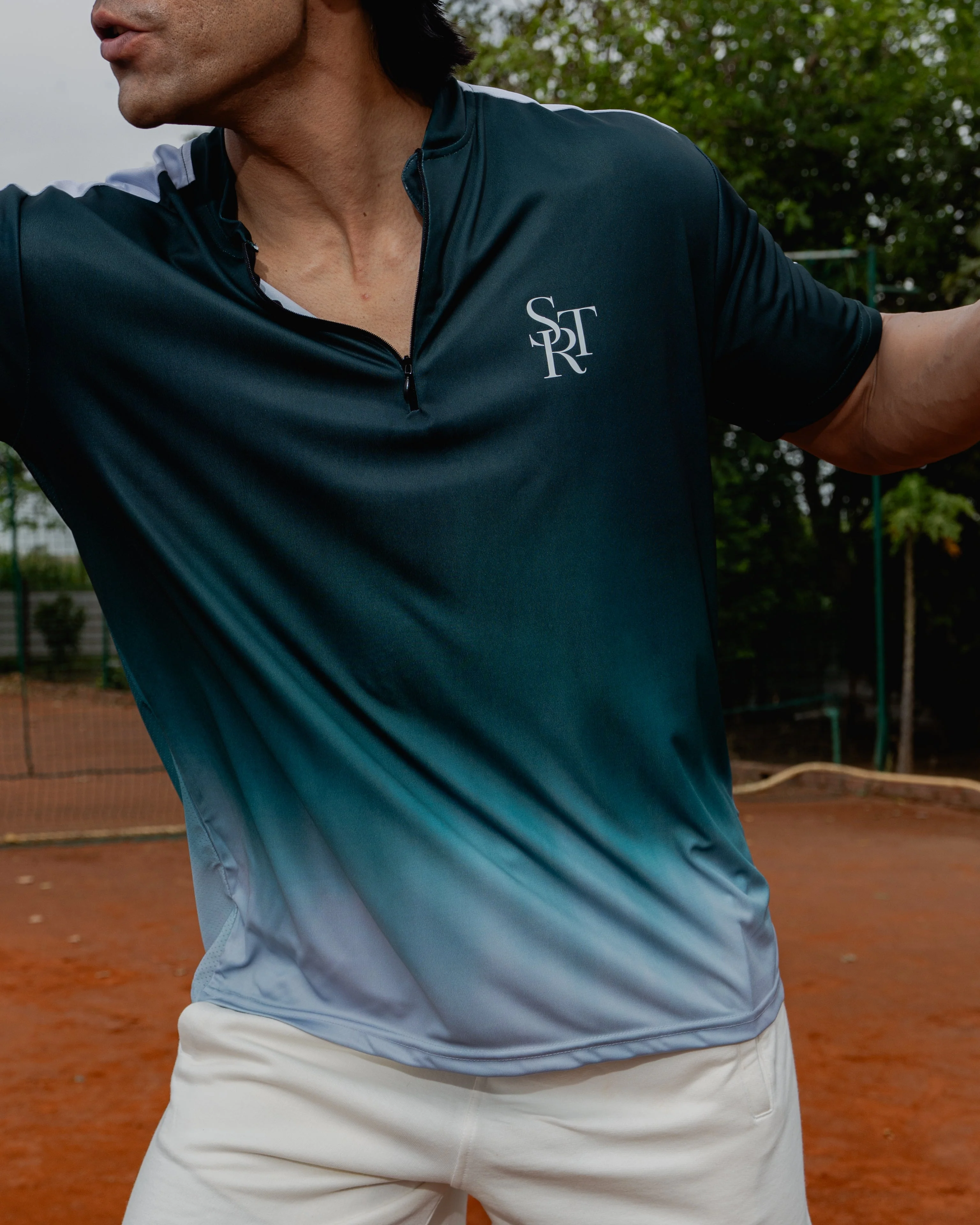 STRUCT SPORTS PERFORMANCE HALF ZIP - GREEN - Image 4