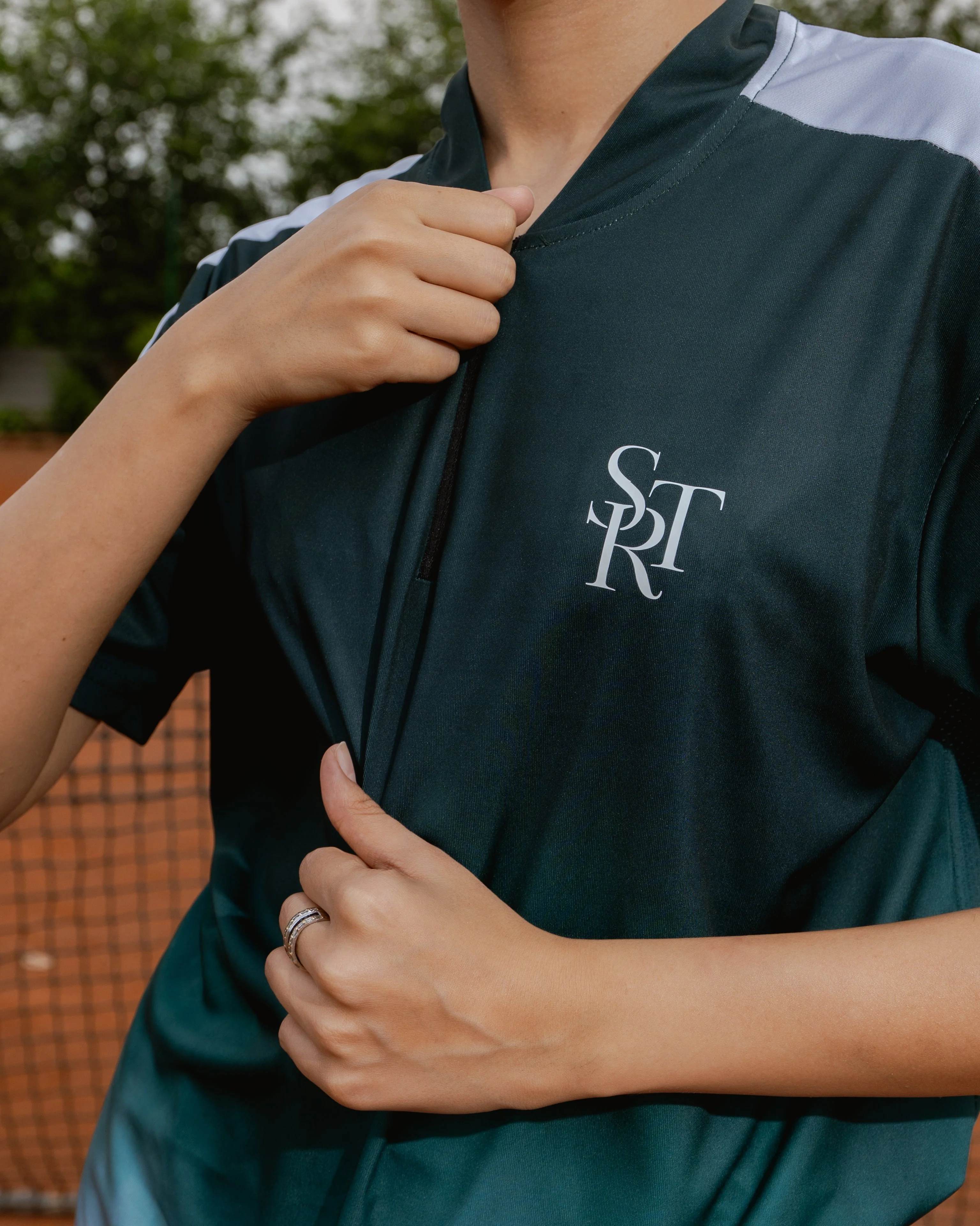 STRUCT SPORTS PERFORMANCE HALF ZIP - GREEN - Image 6