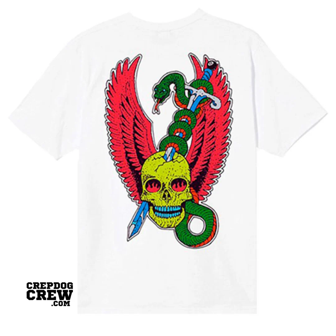 STUSSY SNAKE BITE TEE WHITE - Image 2