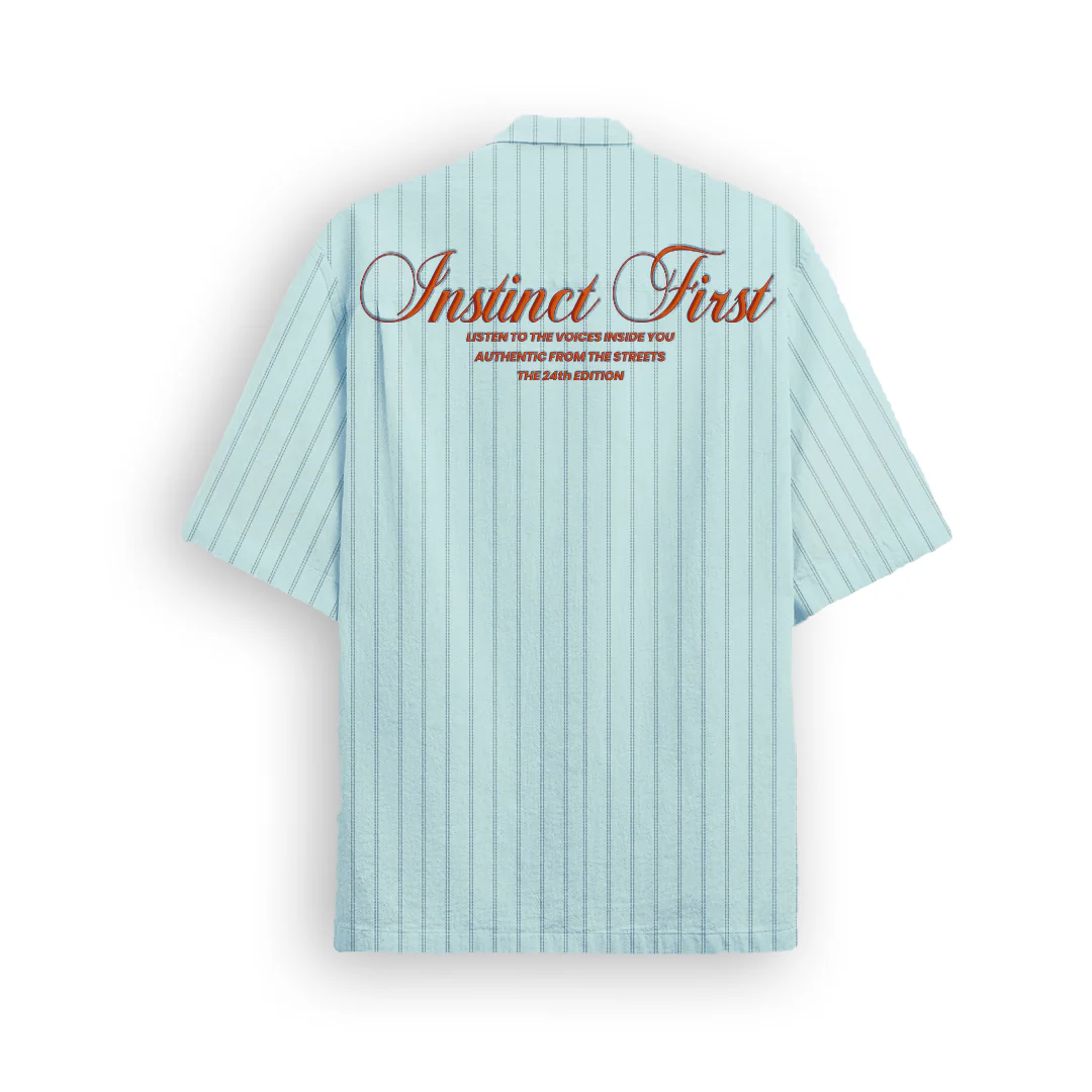 Summer Stripe Shirt - (Sky)