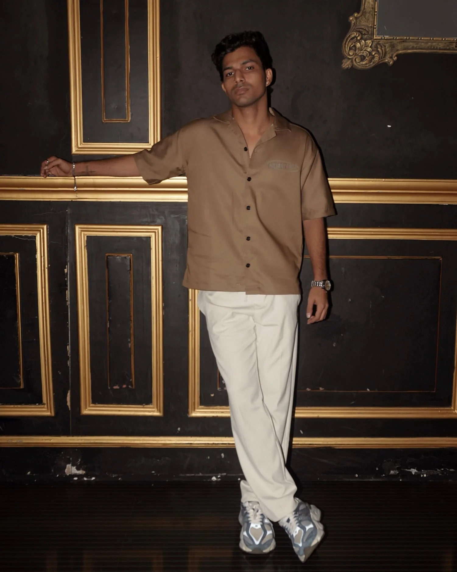Sunday Strike Club Shirt - (Brown) - Image 3