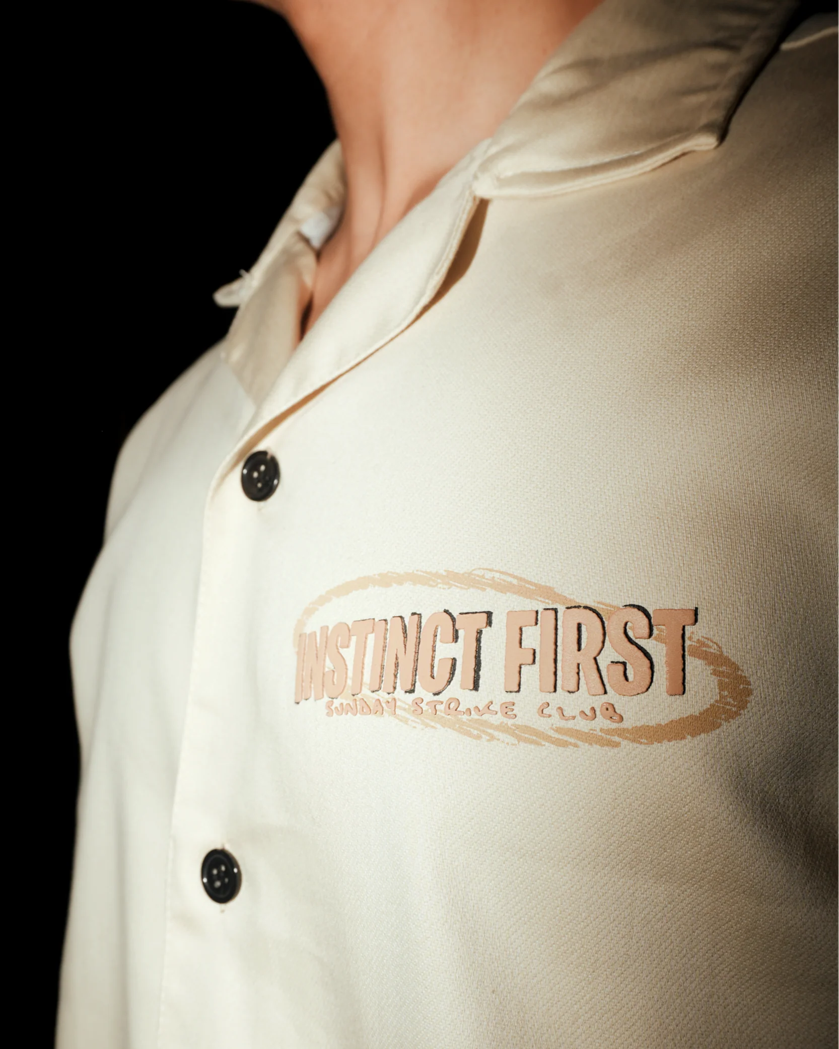 Sunday Strike Club Shirt - (Off White) - Image 4