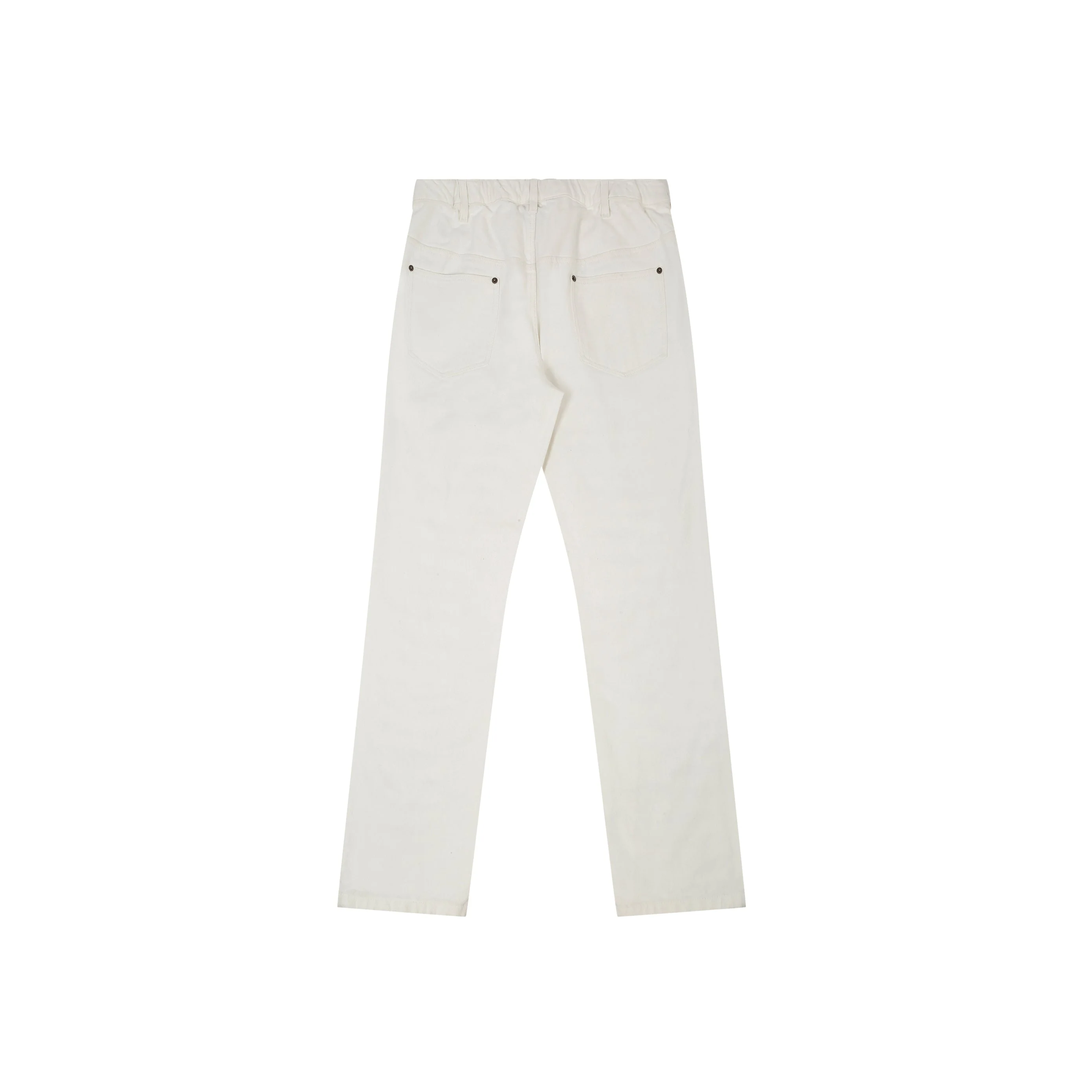 SuperHUEMN Slit and Frayed Denim (White) - Image 2
