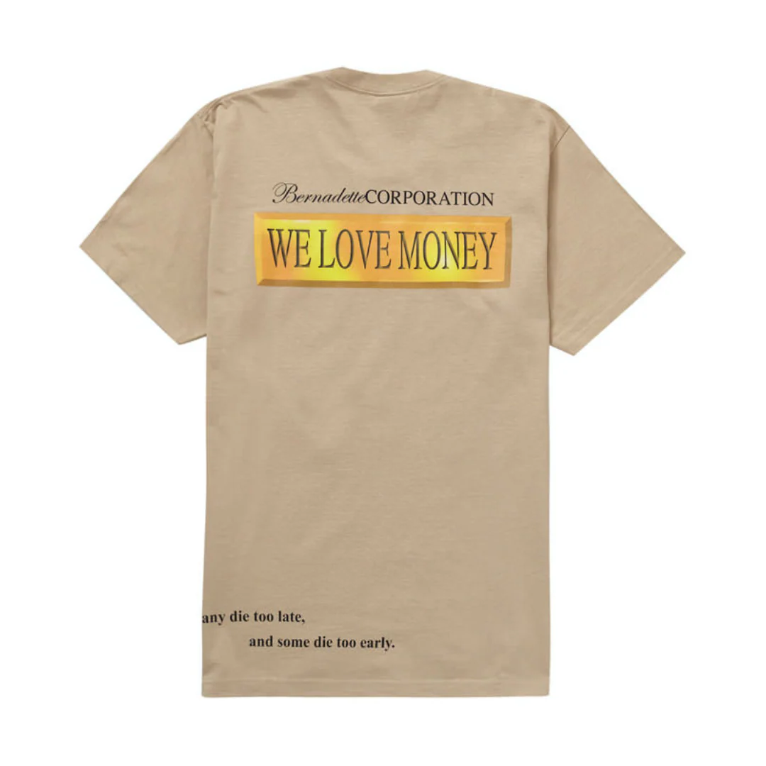 Supreme Bernadette Corporation Money Tee Khaki - Image 2