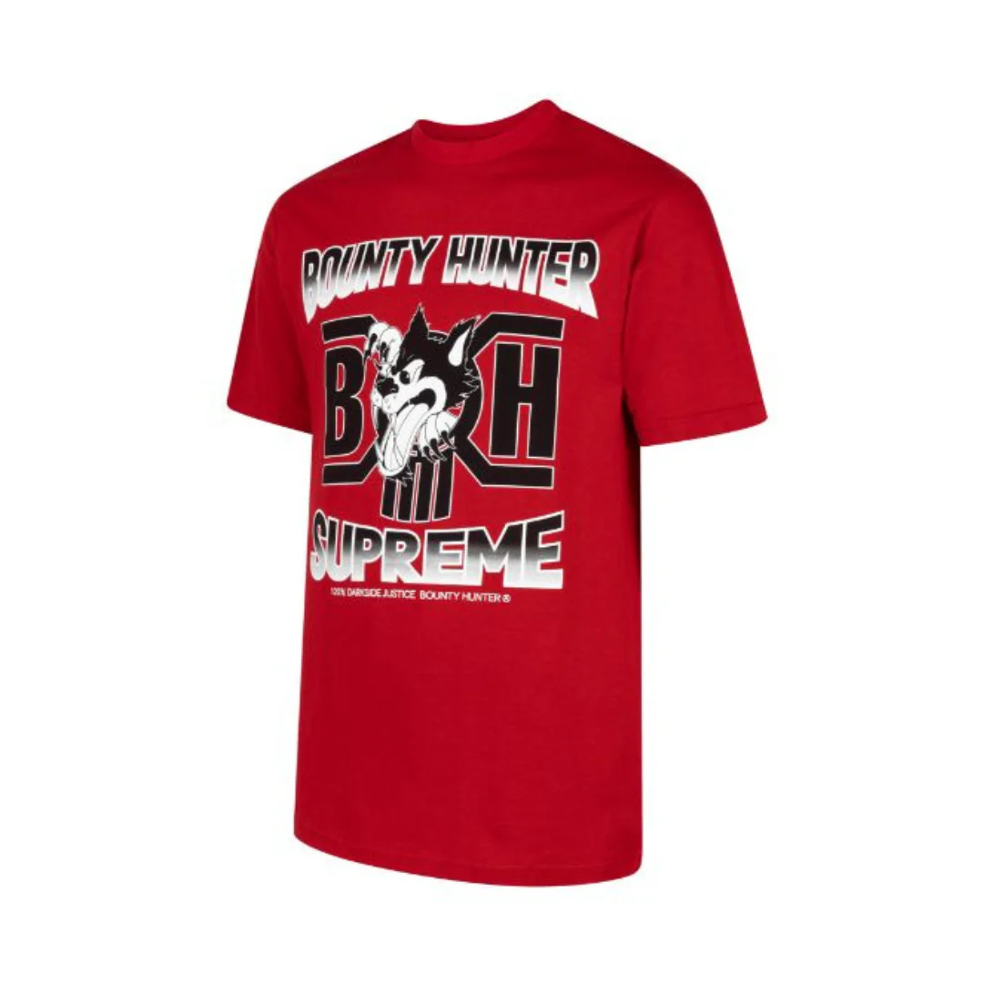 Supreme Bounty Hunter Wolf Tee Red - Image 2