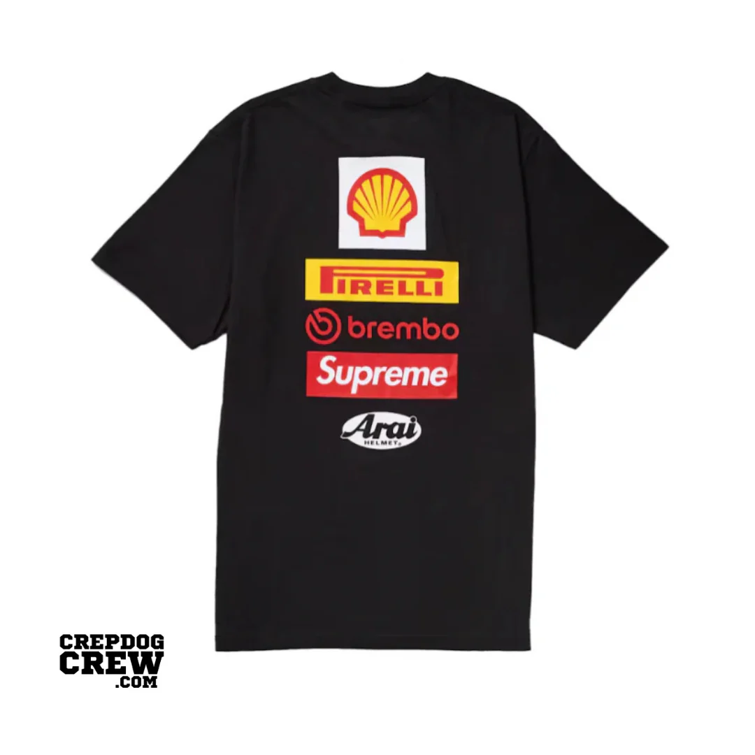 Supreme Ducati Logo Tee Black - Image 2