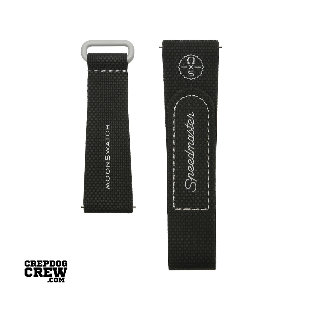 Swatch x Omega Bioceramic Moonswatch Black Grey Straps