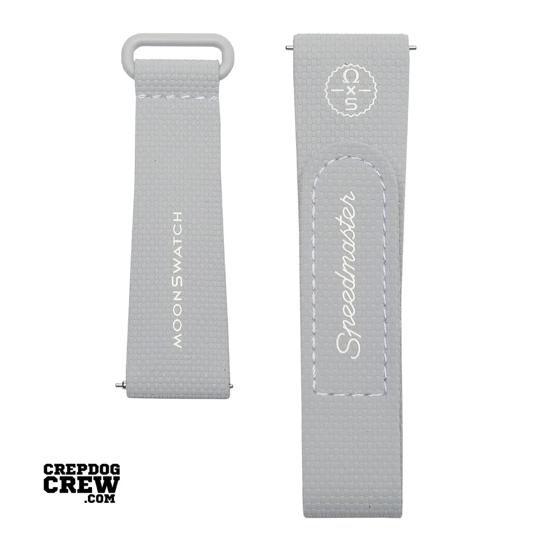 Swatch x Omega Bioceramic Moonswatch Grey Straps