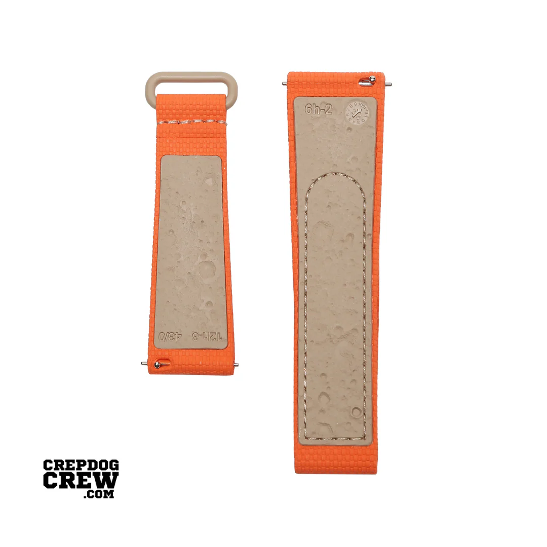 Swatch x Omega Bioceramic Moonswatch White Orange Sand Straps - Image 2
