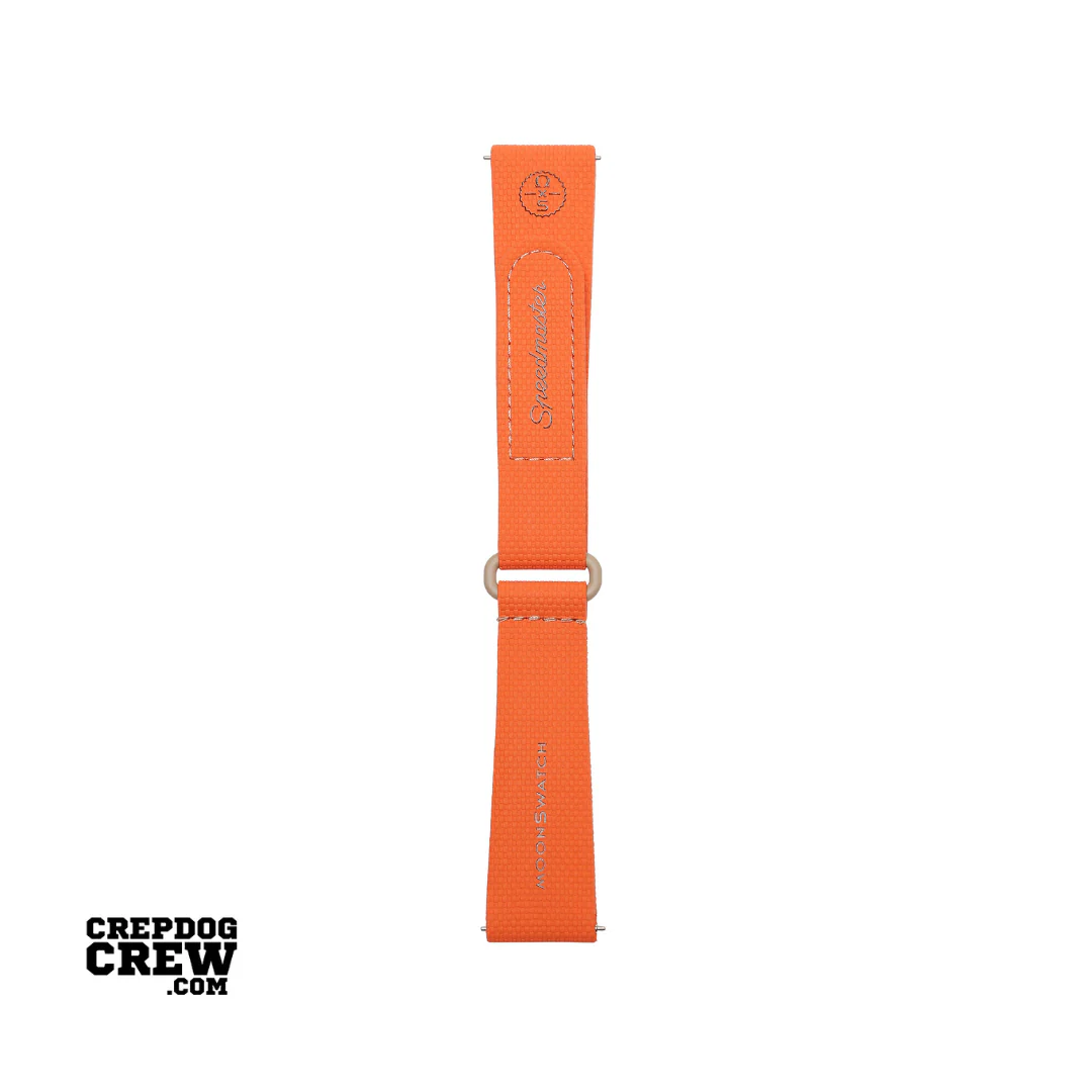 Swatch x Omega Bioceramic Moonswatch White Orange Sand Straps - Image 3