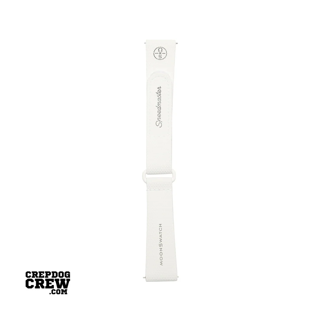 Swatch x Omega Bioceramic Moonswatch White Straps - Image 3