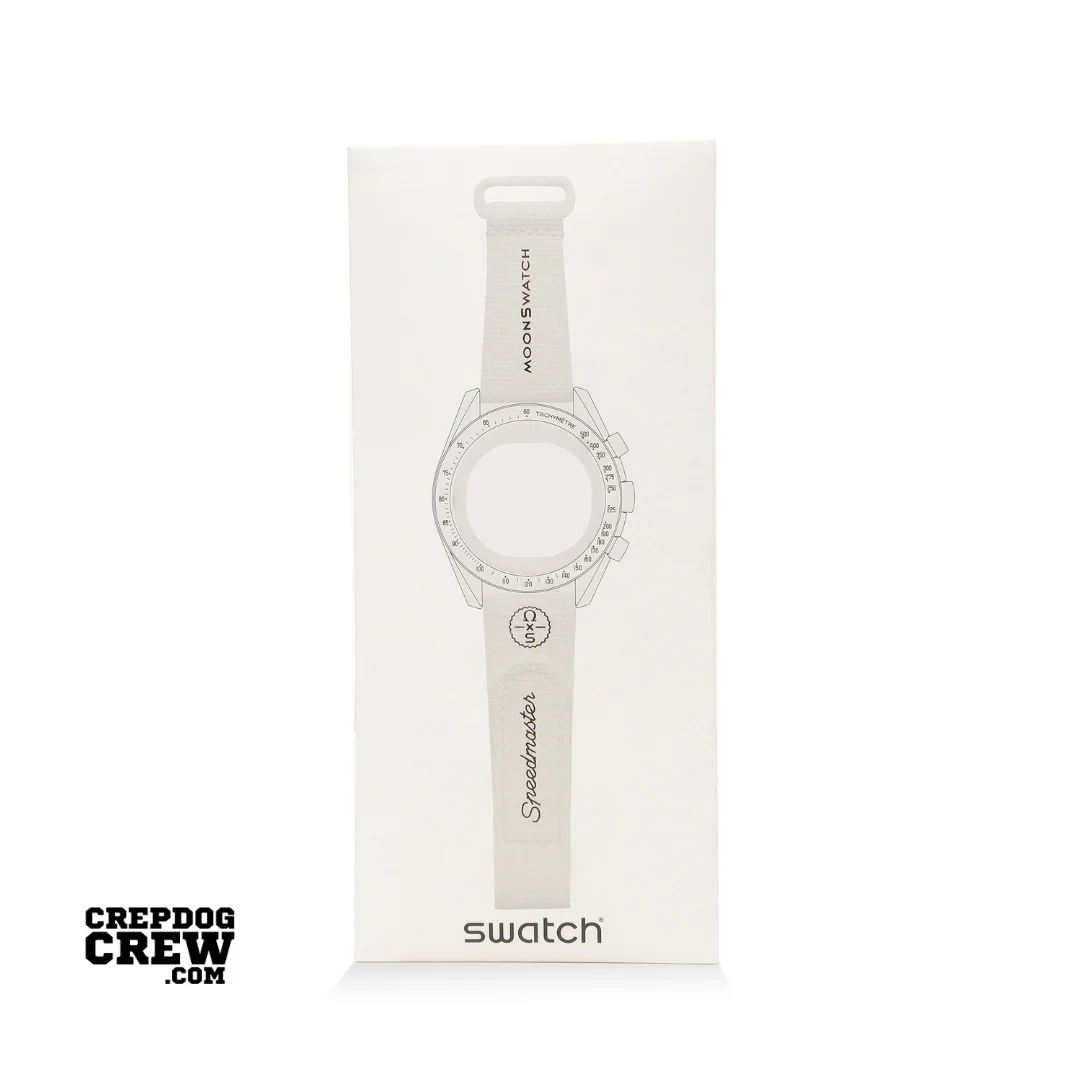 Swatch x Omega Bioceramic Moonswatch White Straps - Image 4