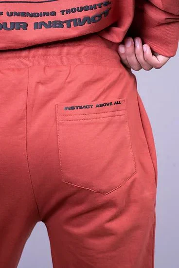 Sweatpants - (Brick Red) - Image 4