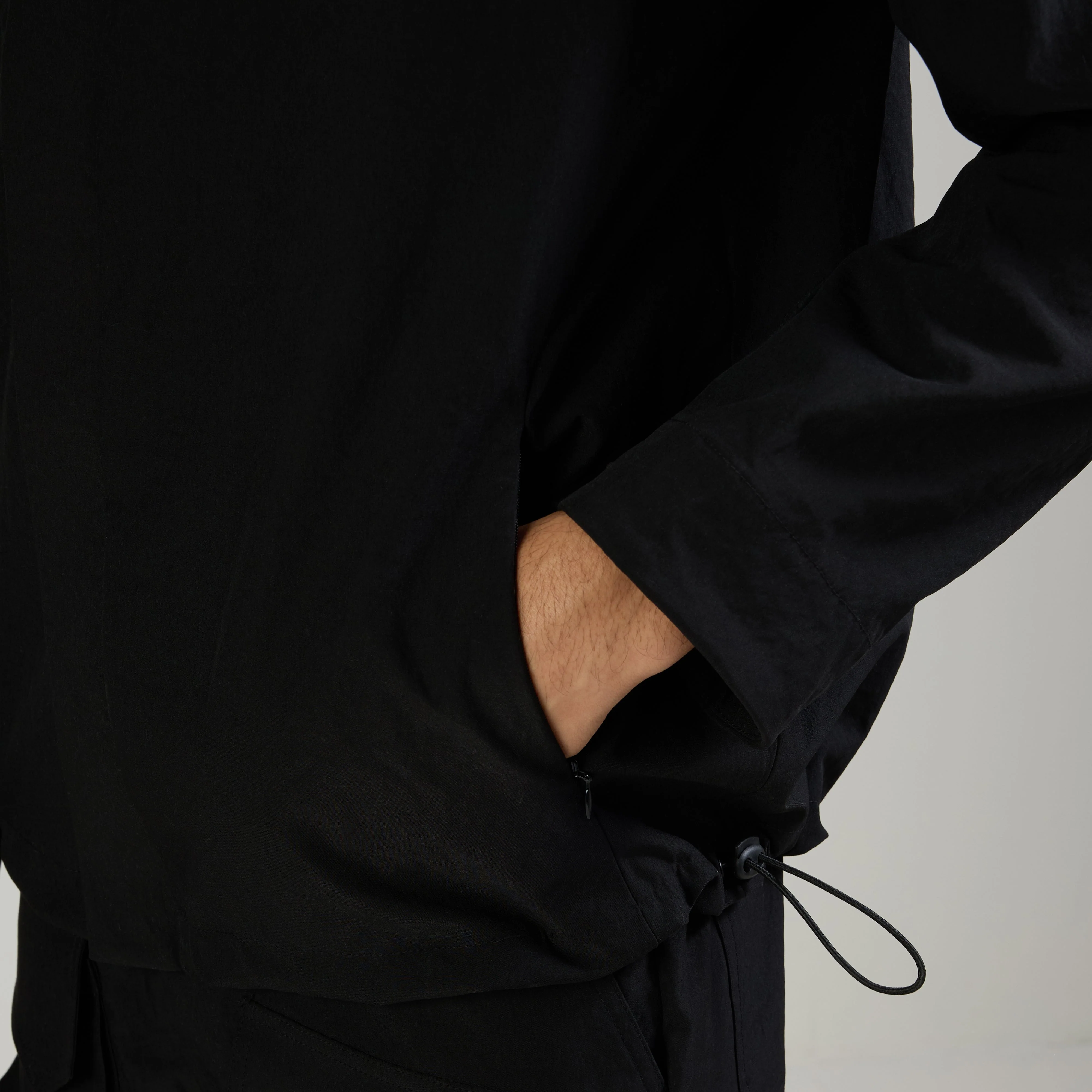 TECHNICAL JACKET - BLACK - Image 4
