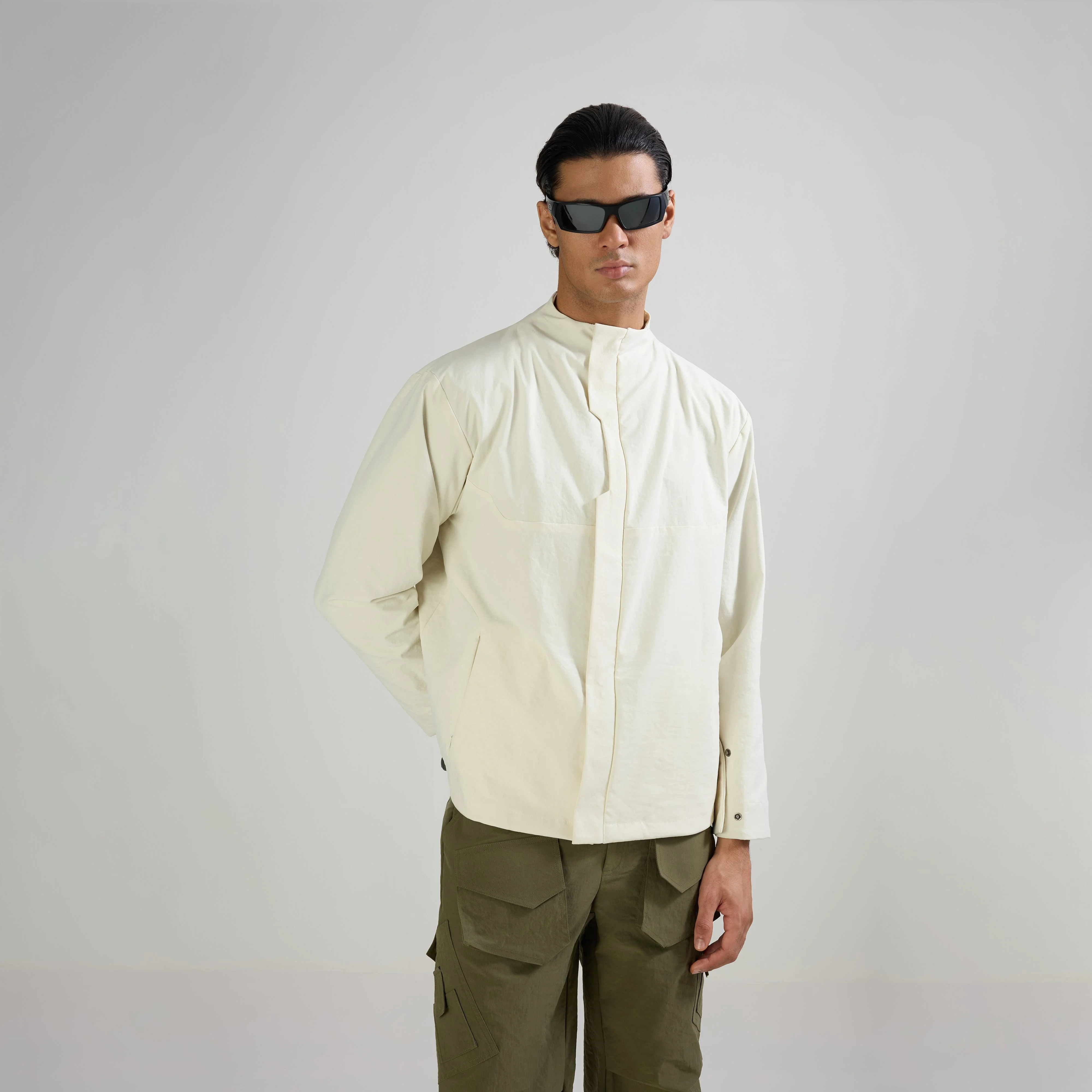 TECHNICAL JACKET - OFF WHITE - Image 3