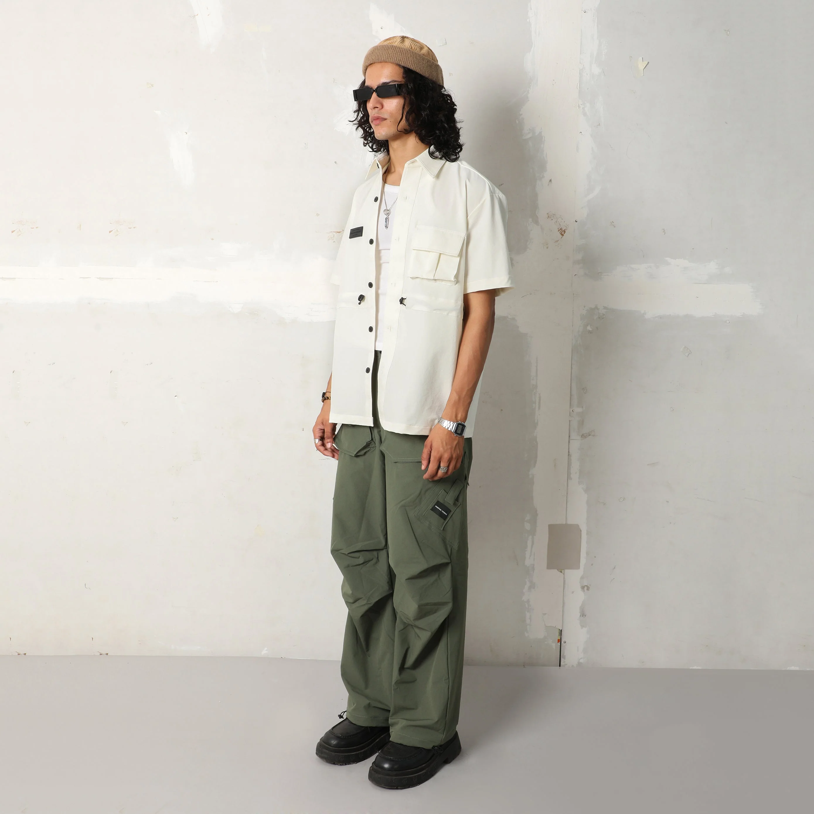 TECHNICAL SHIRT - OFF WHITE - Image 3