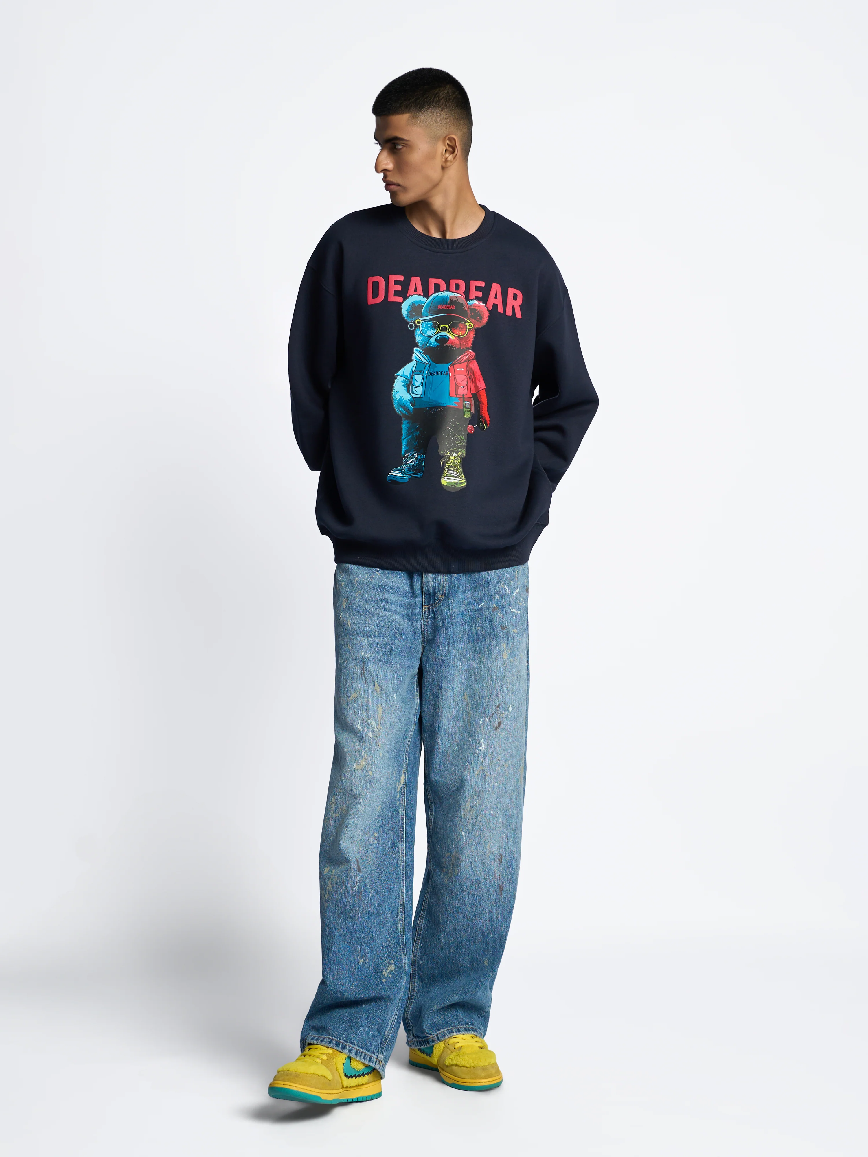 Ted Sweatshirt Navy - Image 4