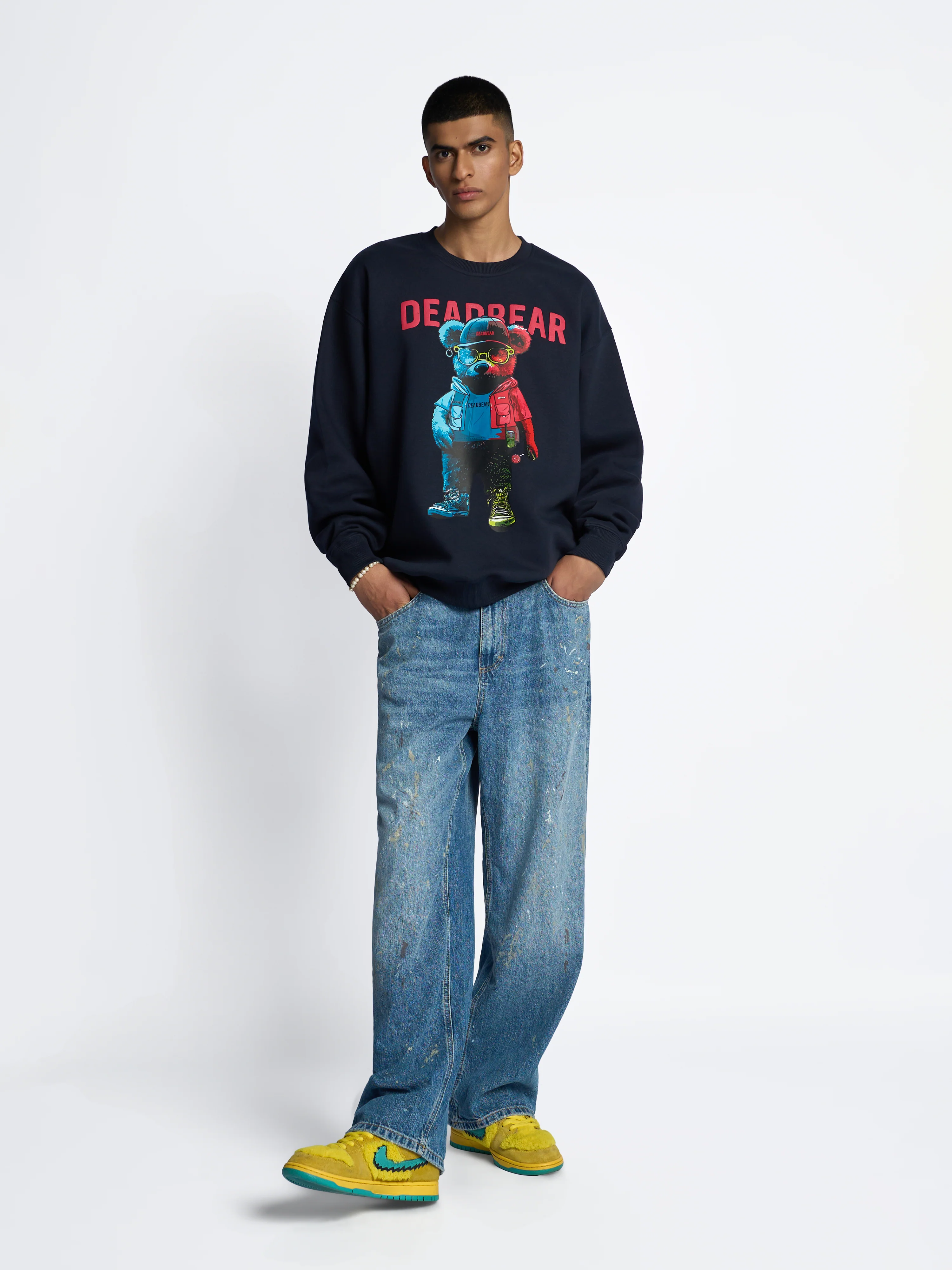 Ted Sweatshirt Navy - Image 5