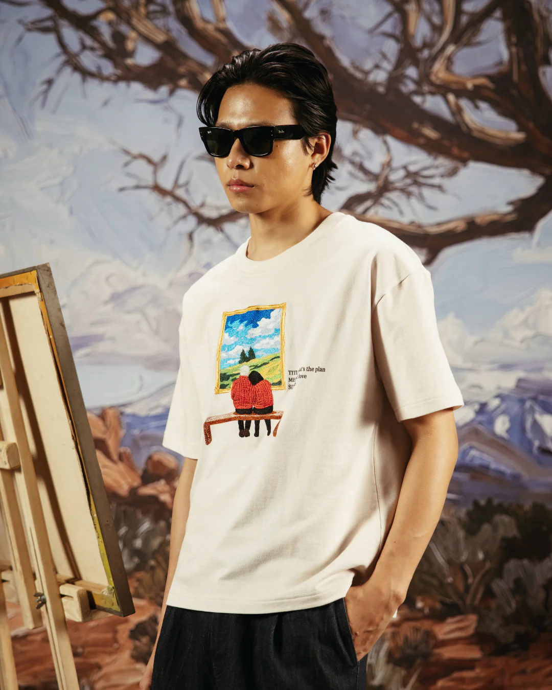 THAT’S THE PLAN- REGULAR FIT EMBROIDERED T-SHIRT - Image 3