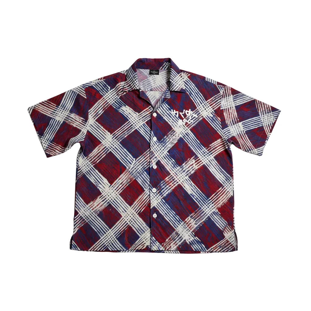 The Criss-cross Bagru - Shirt