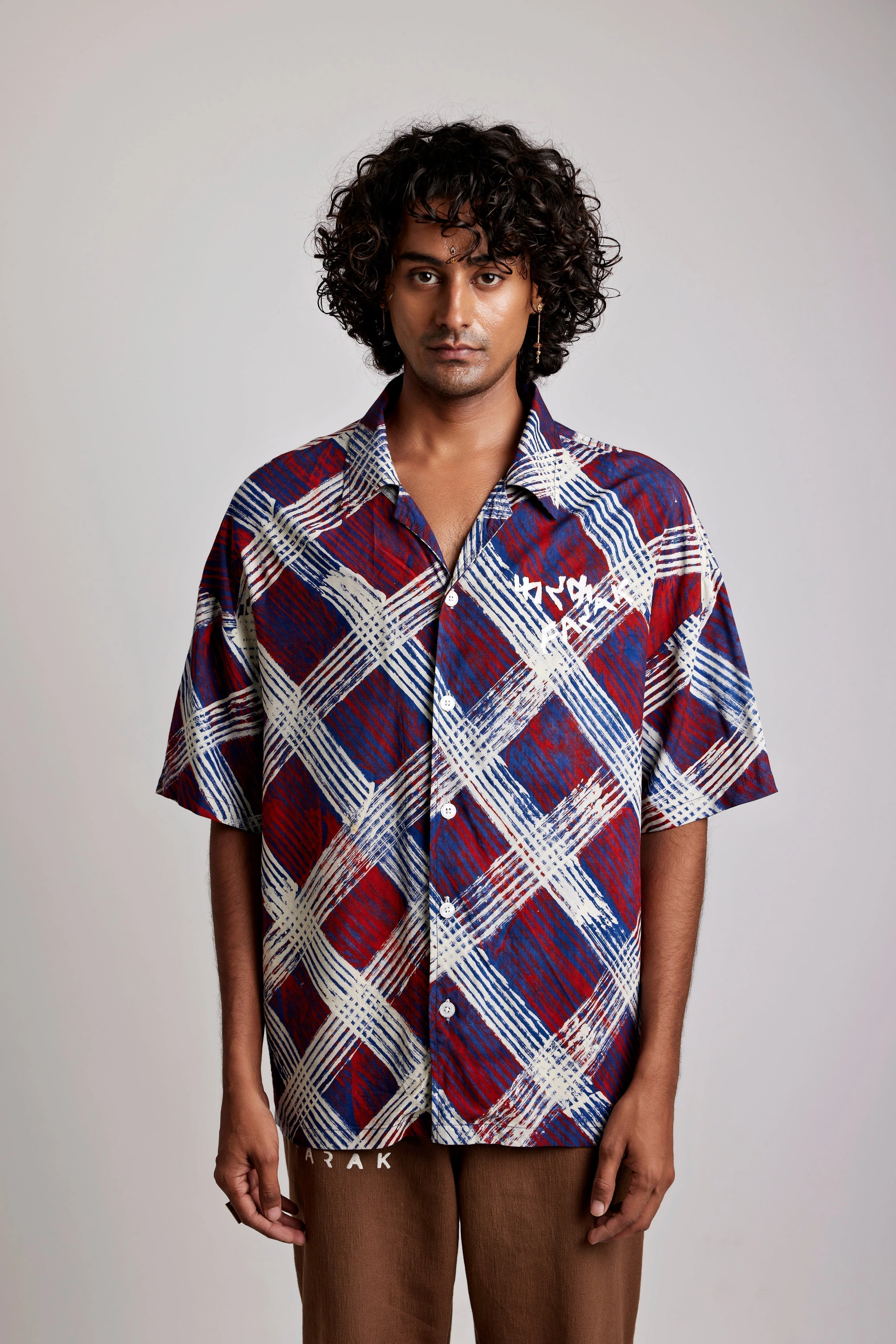 The Criss-cross Bagru - Shirt - Image 3