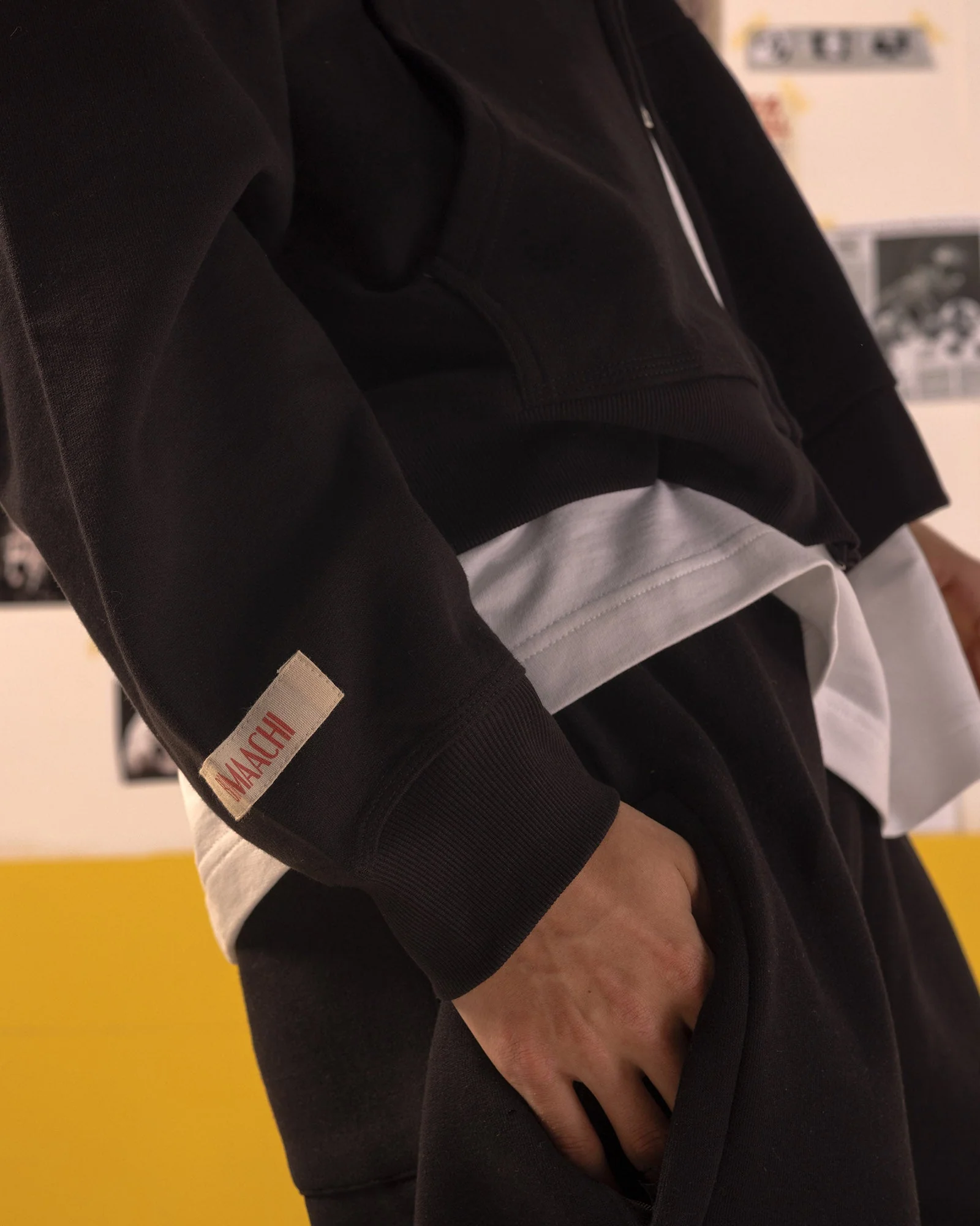 The Elevated Blank Black Sweatpants - Image 5
