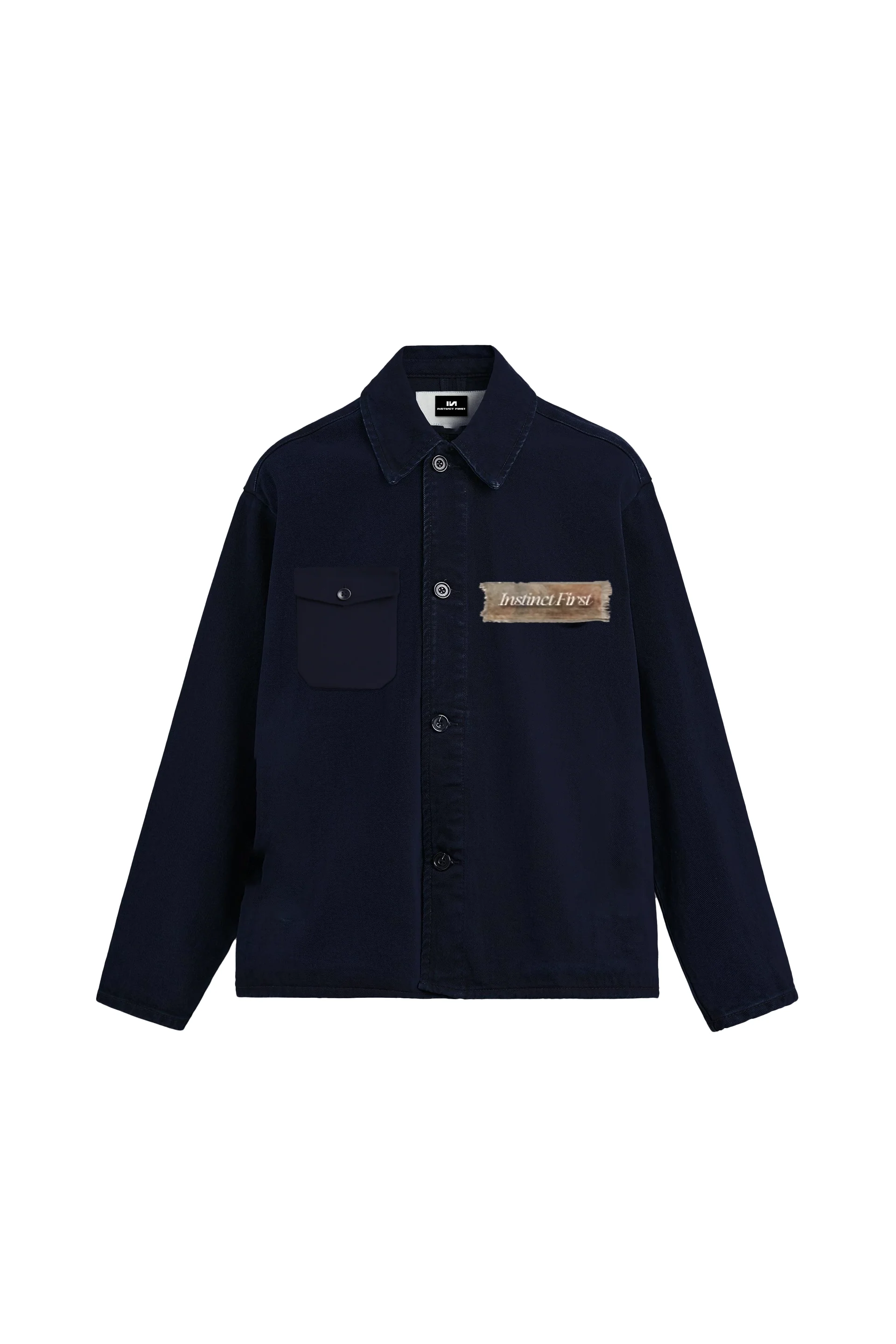 The Renaissance Shacket - (Navy Blue) - Image 2