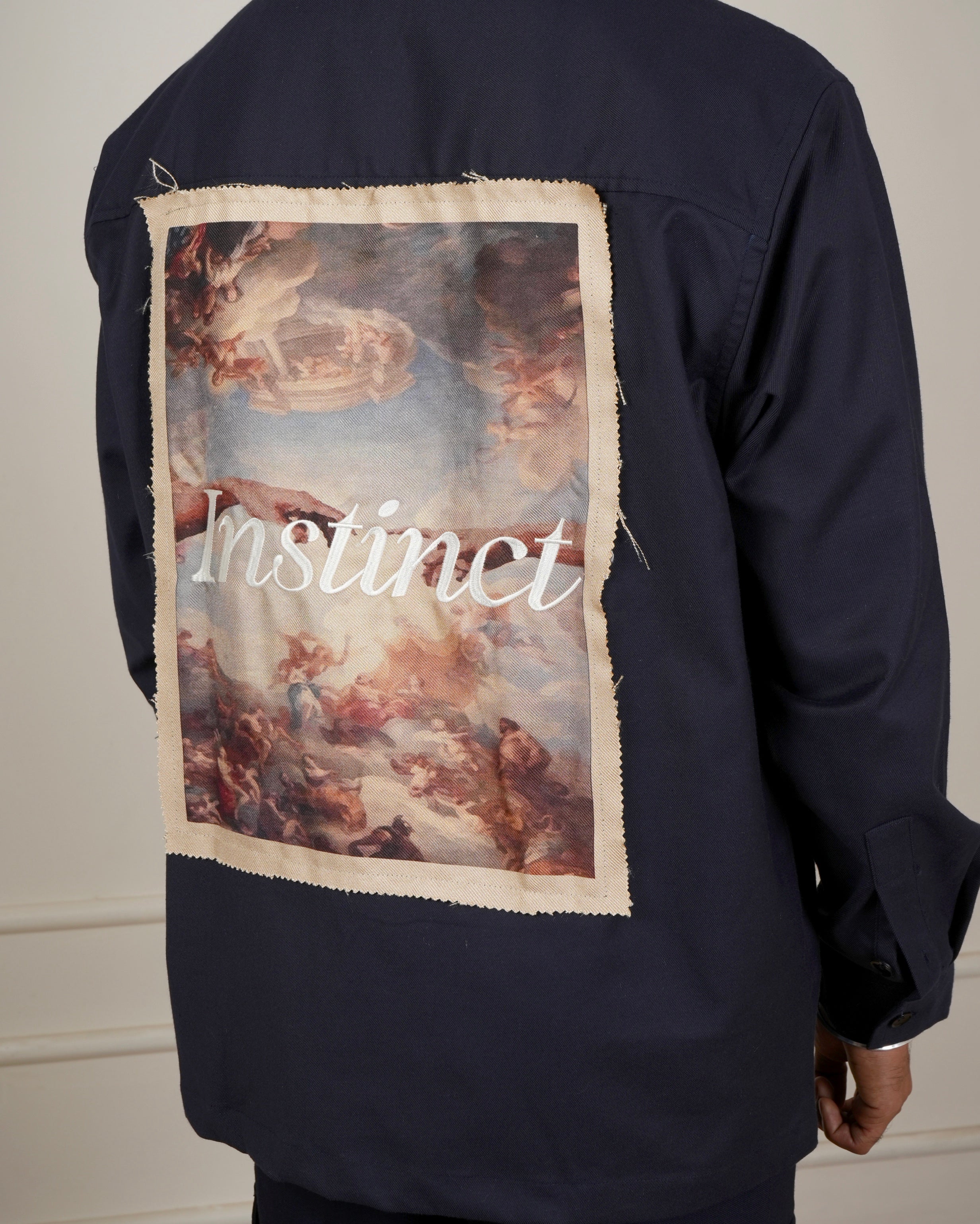 The Renaissance Shacket - (Navy Blue) - Image 3
