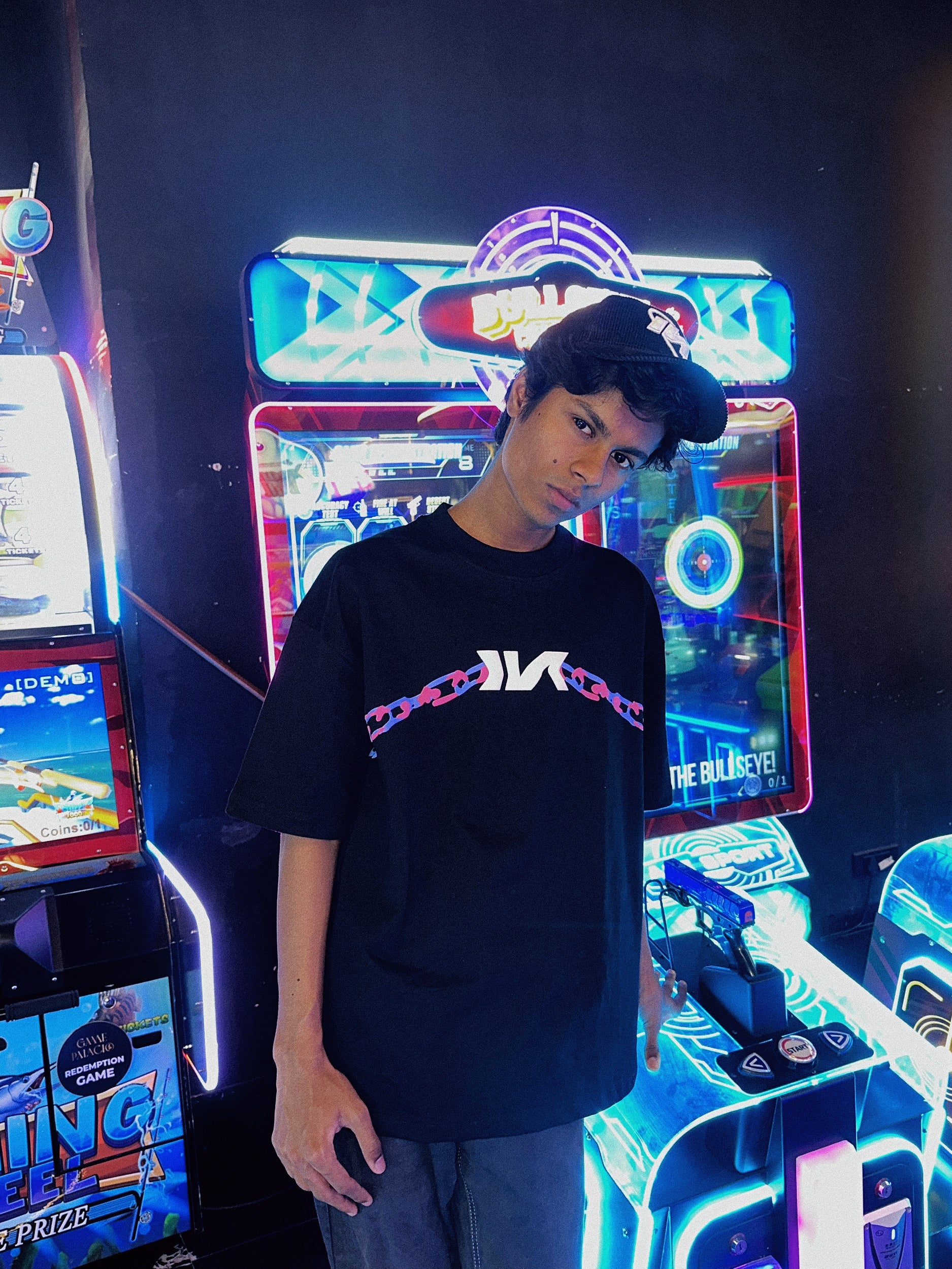 The Shackles Oversized T-Shirt -(Black) - Image 3