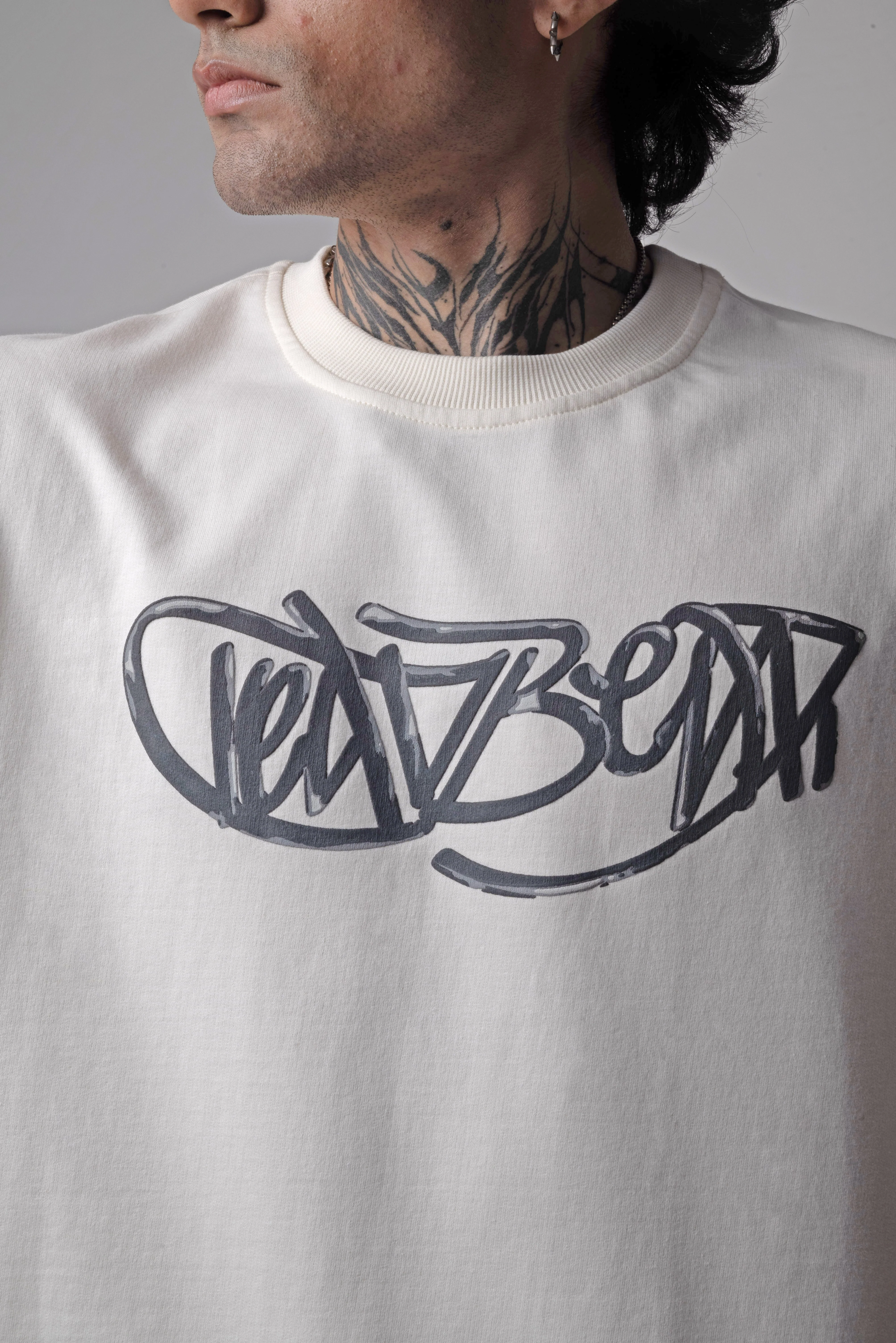 The Shadow Tee Cream White - Image 4